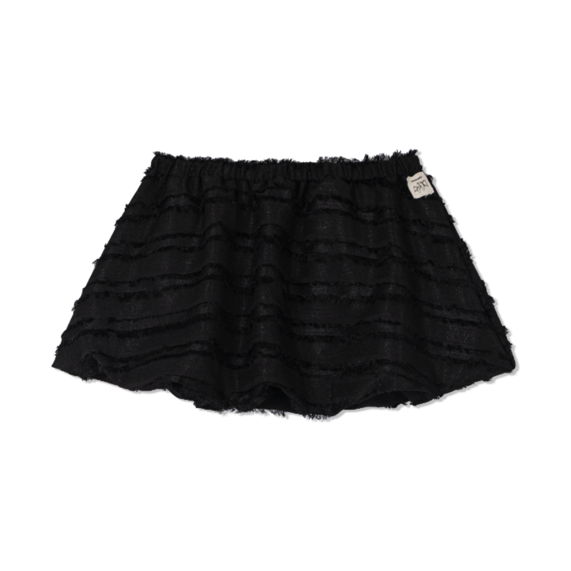 구월십일 레이스 레이어드 퍼프 스커트 블랙(Guwolsibil Lace Layered Puff Skirt Black) - 1