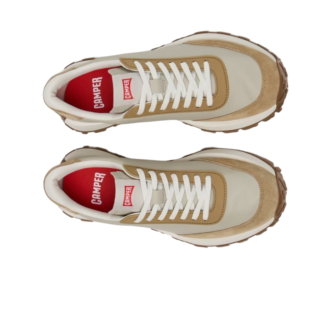 캠퍼 드리프트 트레일 비브람 레더 누벅 스니커즈 베이지(Camper Drift Trail Vibram Leather Nubuck Sneakers Beige) - 2