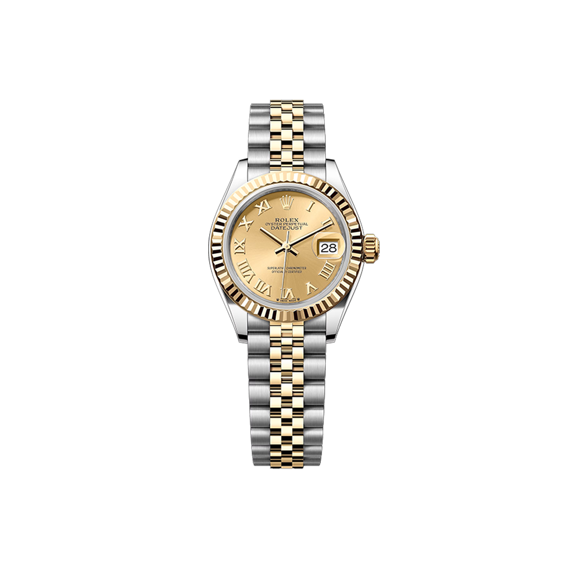 ITSN8PPC4NJE Rolex Datejust 28 - 279173 Champagne Roman Jubilee No. 7623