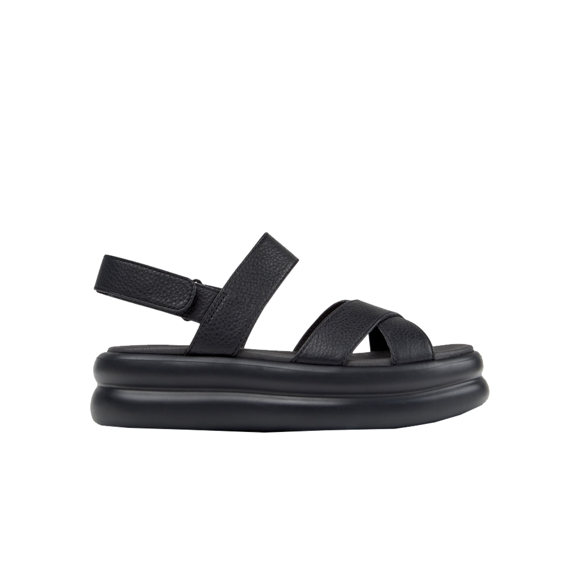 캠퍼 여성 펠로타스 플로타 업 샌들 블랙(Camper Women Pelotas Flota Up Sandal Black)
