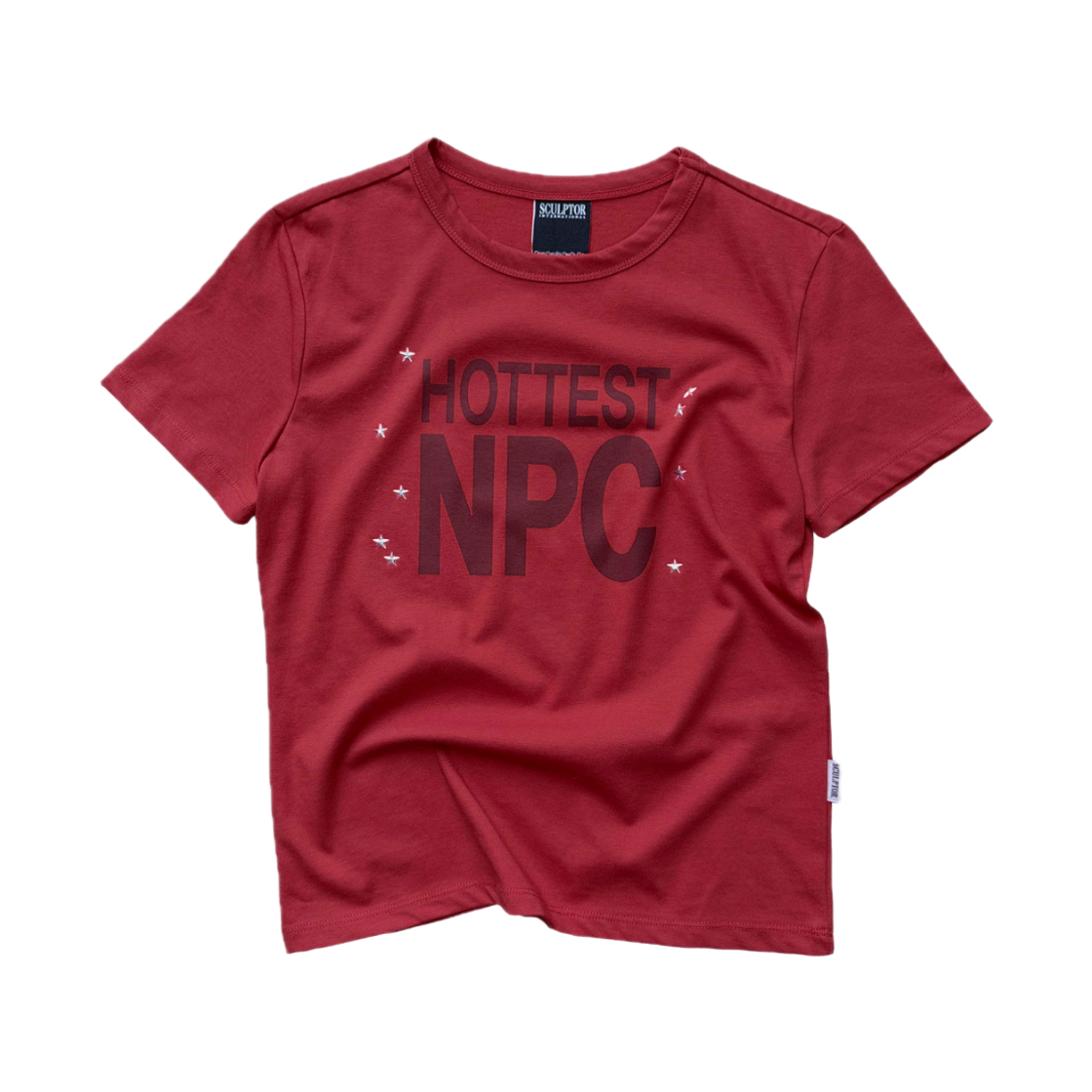 스컬프터 하티스트 NPC 티 레드(Sculptor Hottest NPC Tee Red) - 1