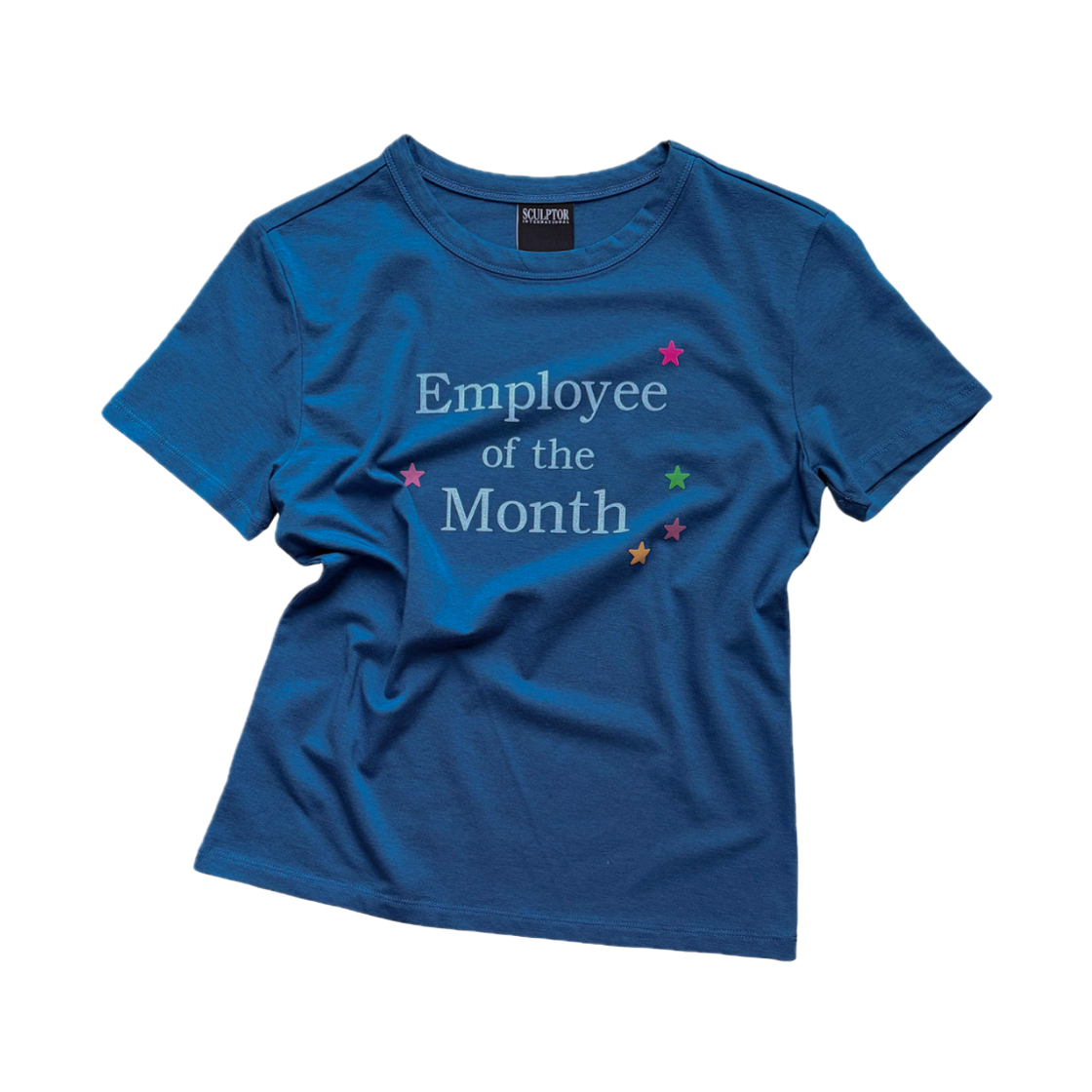 스컬프터 마이 고투 오피스 티 더스티 네이비(Sculptor My Go-To Office Tee Dusty Navy)