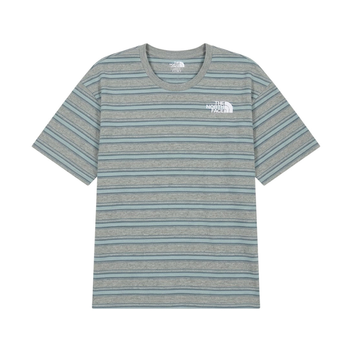 NT7US08K The North Face White Label Bonbon S/S R/T-Shirt Melange Grey - 26SS