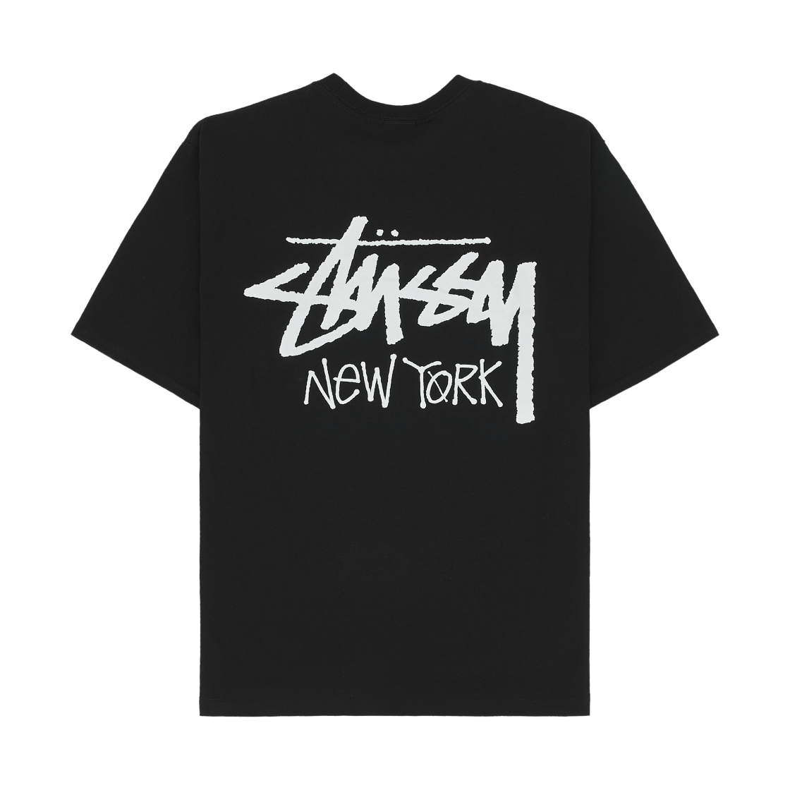 스투시 스탁 뉴욕 티셔츠 블랙(Stussy Stock New York T-Shirt Black) - 1