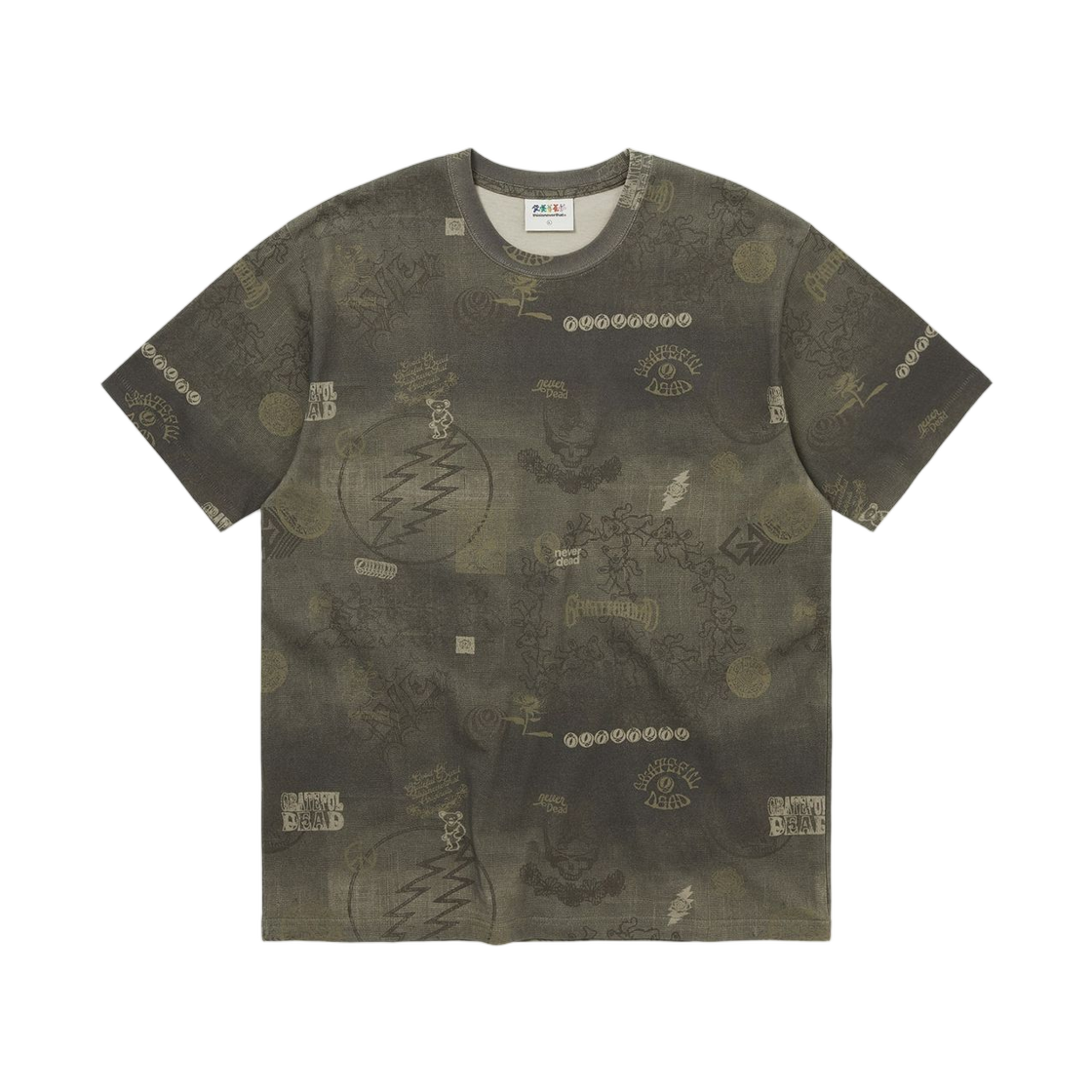 GD261TTSST02OLV thisisneverthat x Grateful Dead Iconography T-Shirt Olive