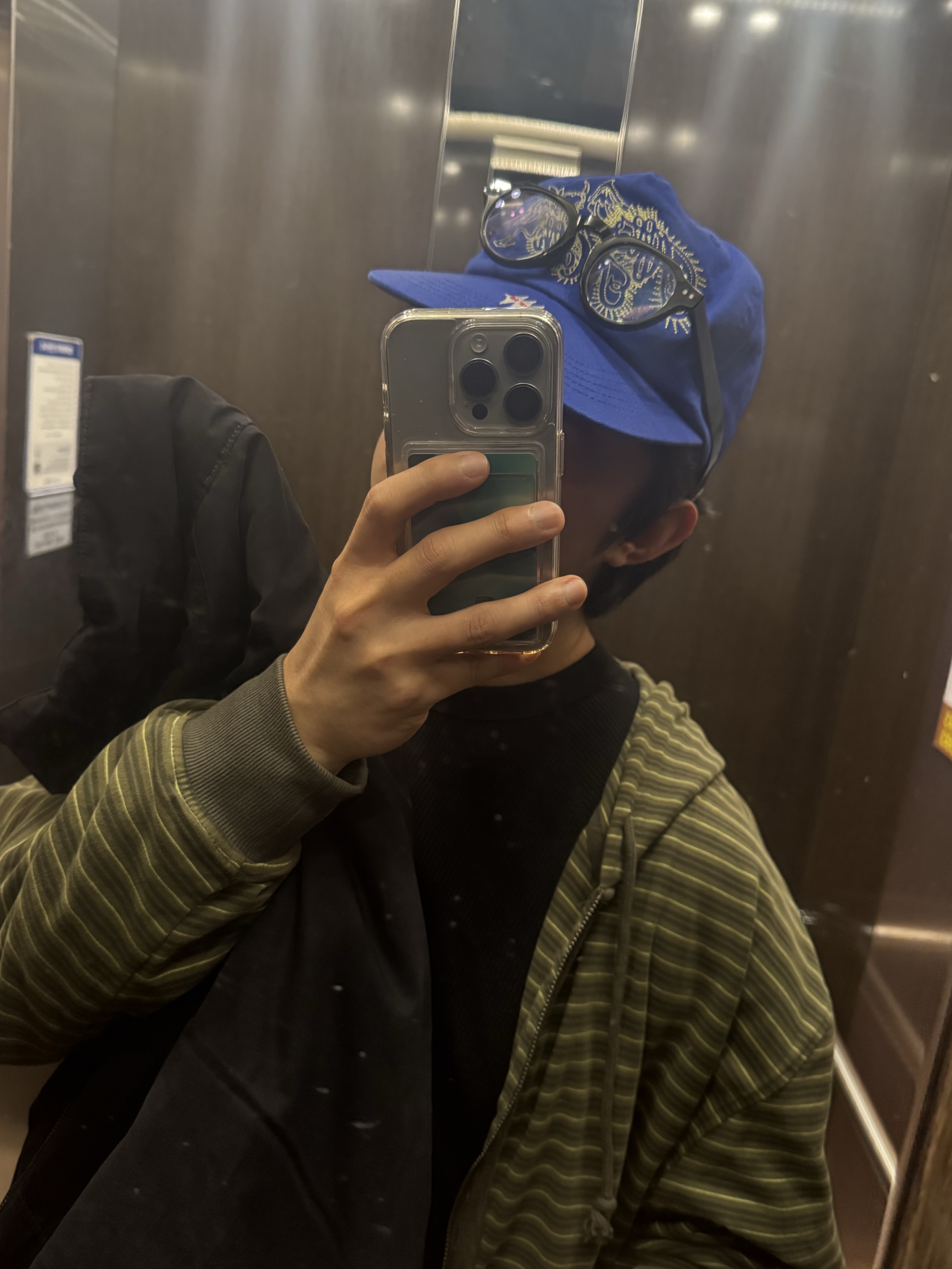 Aftermath Atm Devil Logo Ball Cap Blue 착용 스타일