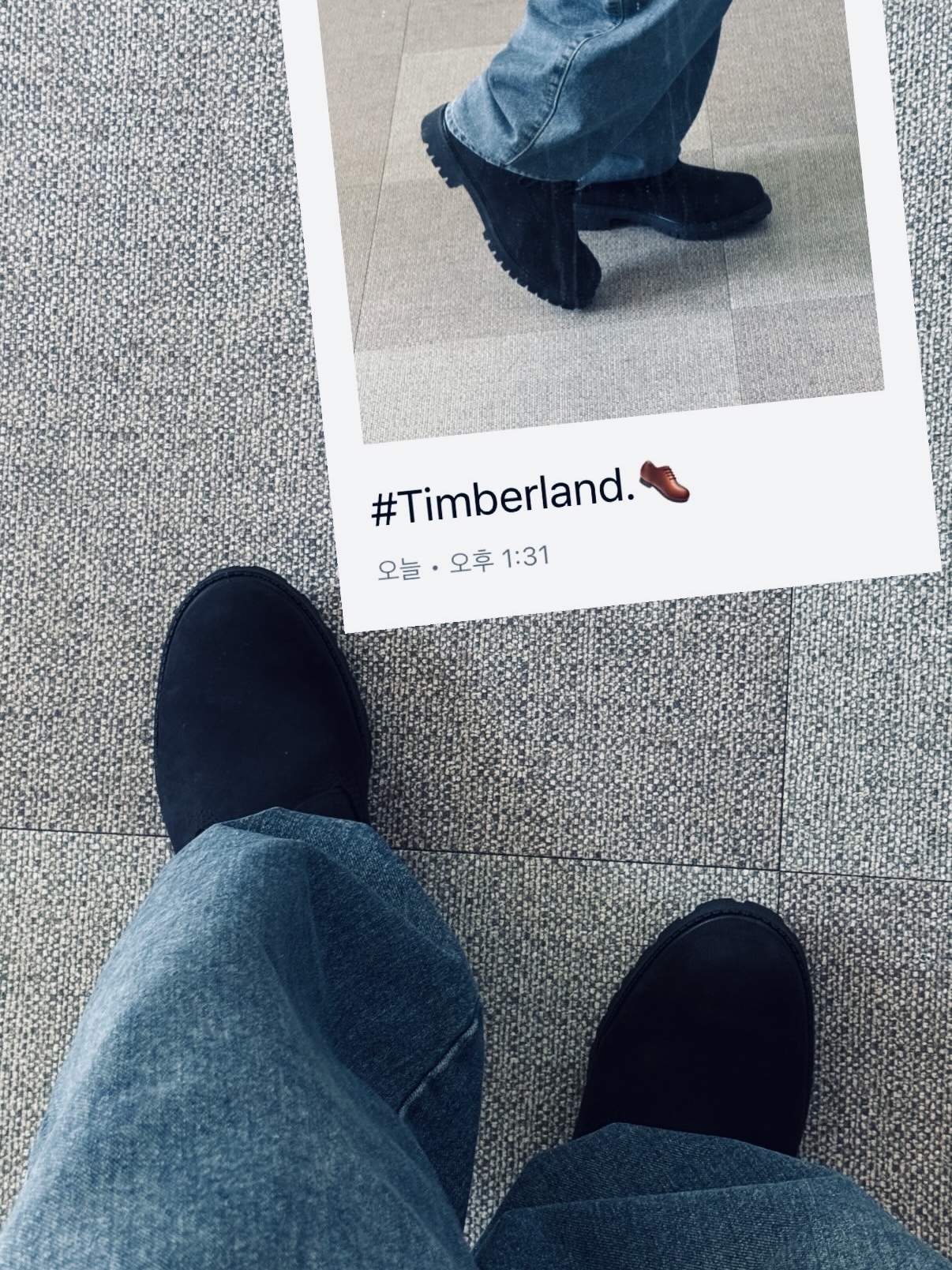 Timberland Premium 6 inch Waterproof Boot Black Nubuck - Wide 착용 스타일