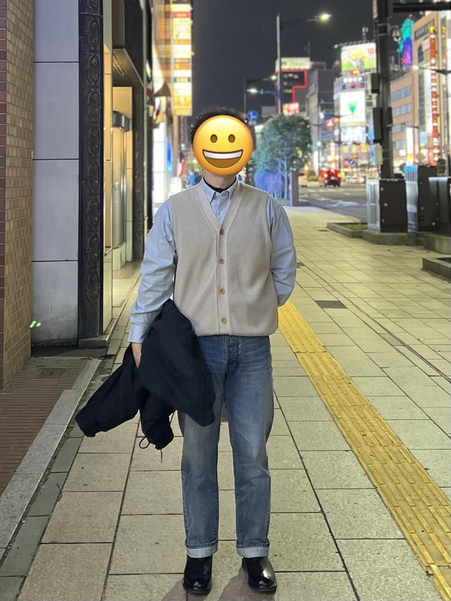 Uniqlo C Broad Oversized Long Sleeve Stripe Shirt Off White - JP, Freak's Store M-65 Short Mods Coat Liner Set Black 착용 스타일 - 1
