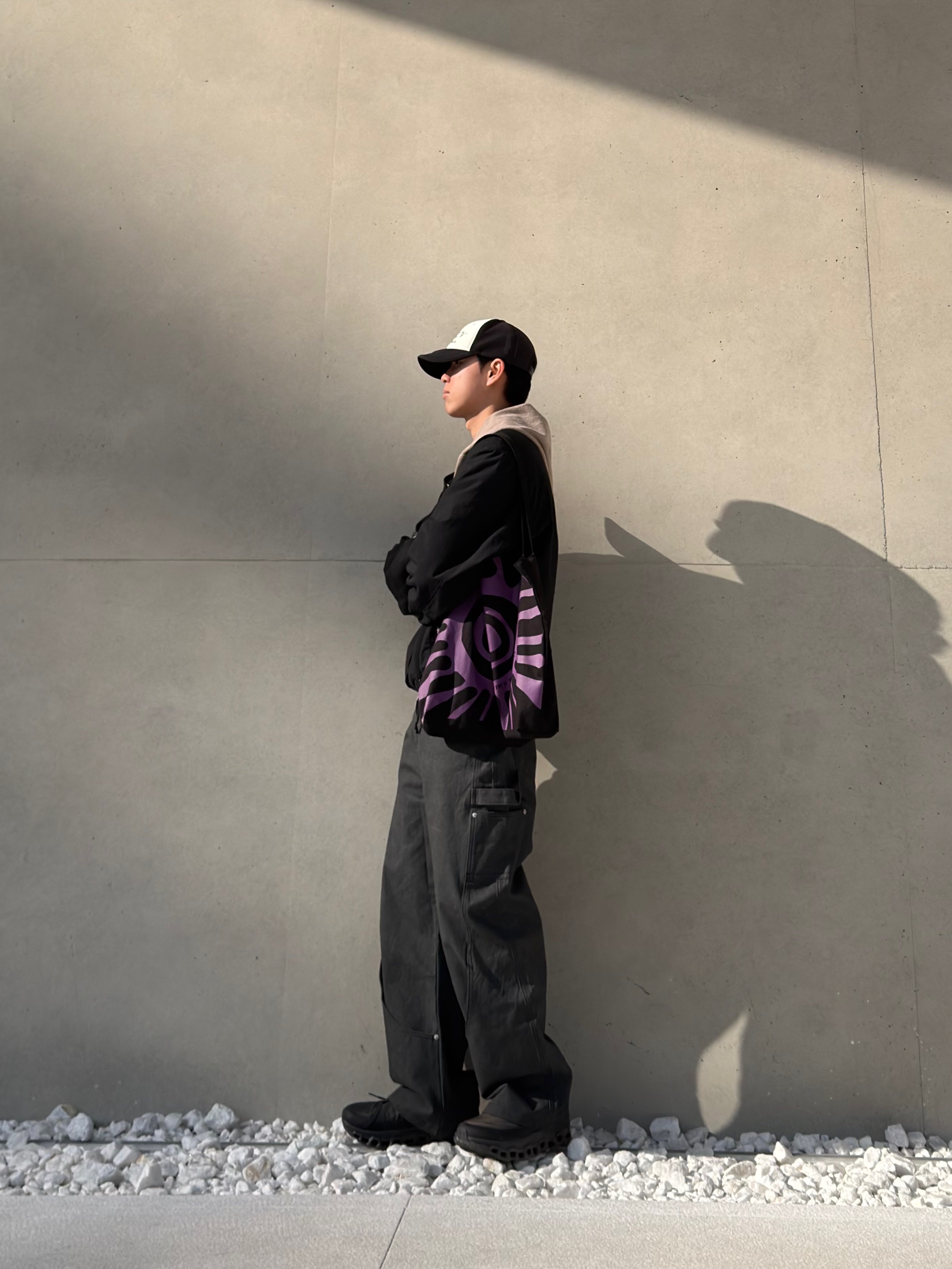 On Running x Post Archive Faction (Paf) Cloudmonster 2 Thorn Brown 착용 스타일 - 1