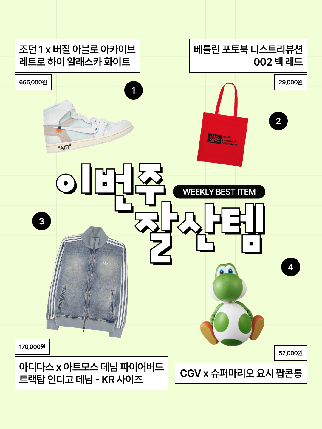 Jordan 1 x Virgil Abloh Archive Retro High Alaska White, Berlin Photobook Distribution 002 Bag Red 착용 스타일 - 1