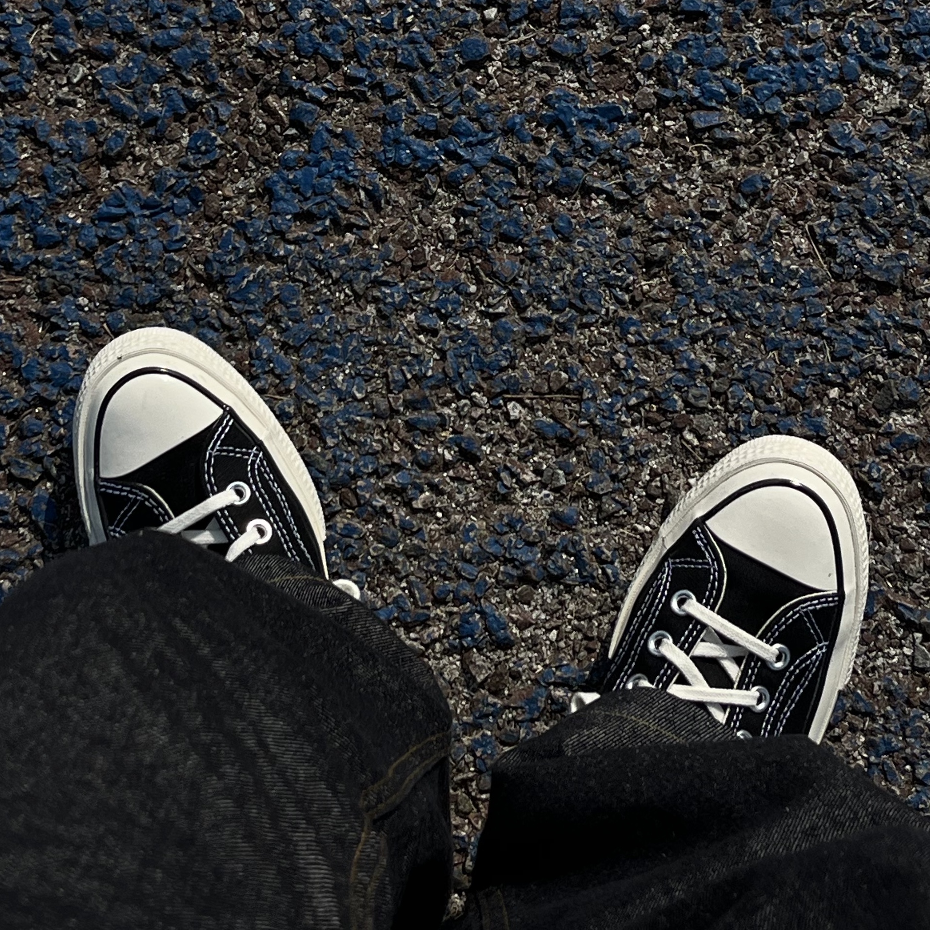 Converse Chuck 70 Hi Black 착용 스타일 - 1