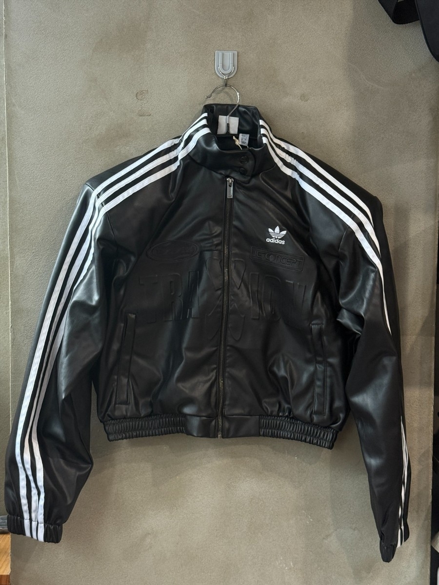 (W) Adidas Adilenium Season 2 Biker Jacket Gender Neutral Black - KR Sizing 착용 스타일
