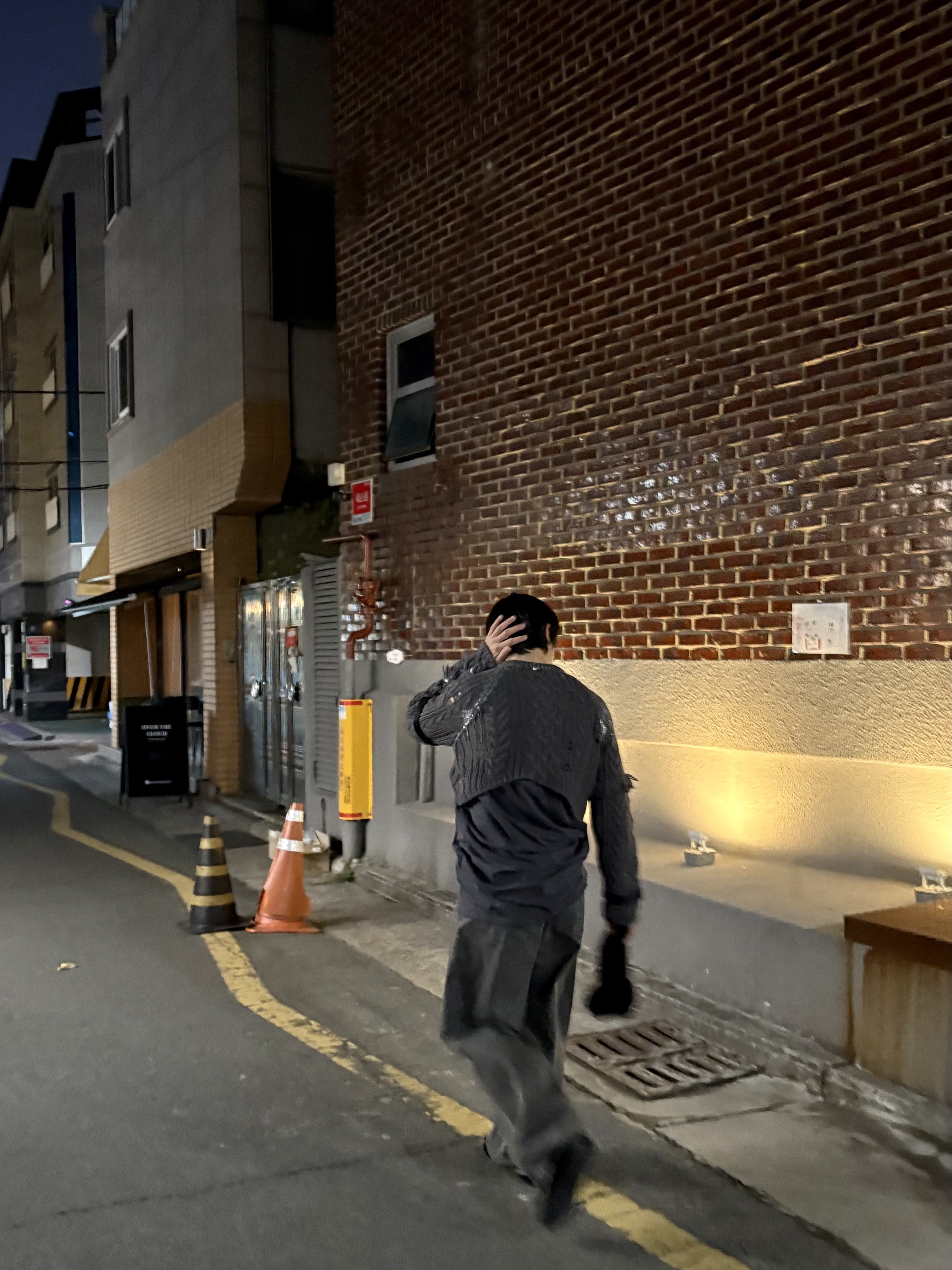 [KREAM 단독] ADSB Andersson Bell Women Sara Silver Crop Knit Pull-Over Grey, Surgery Clover Logo Beanie Ver.2 Black 착용 스타일 - 1