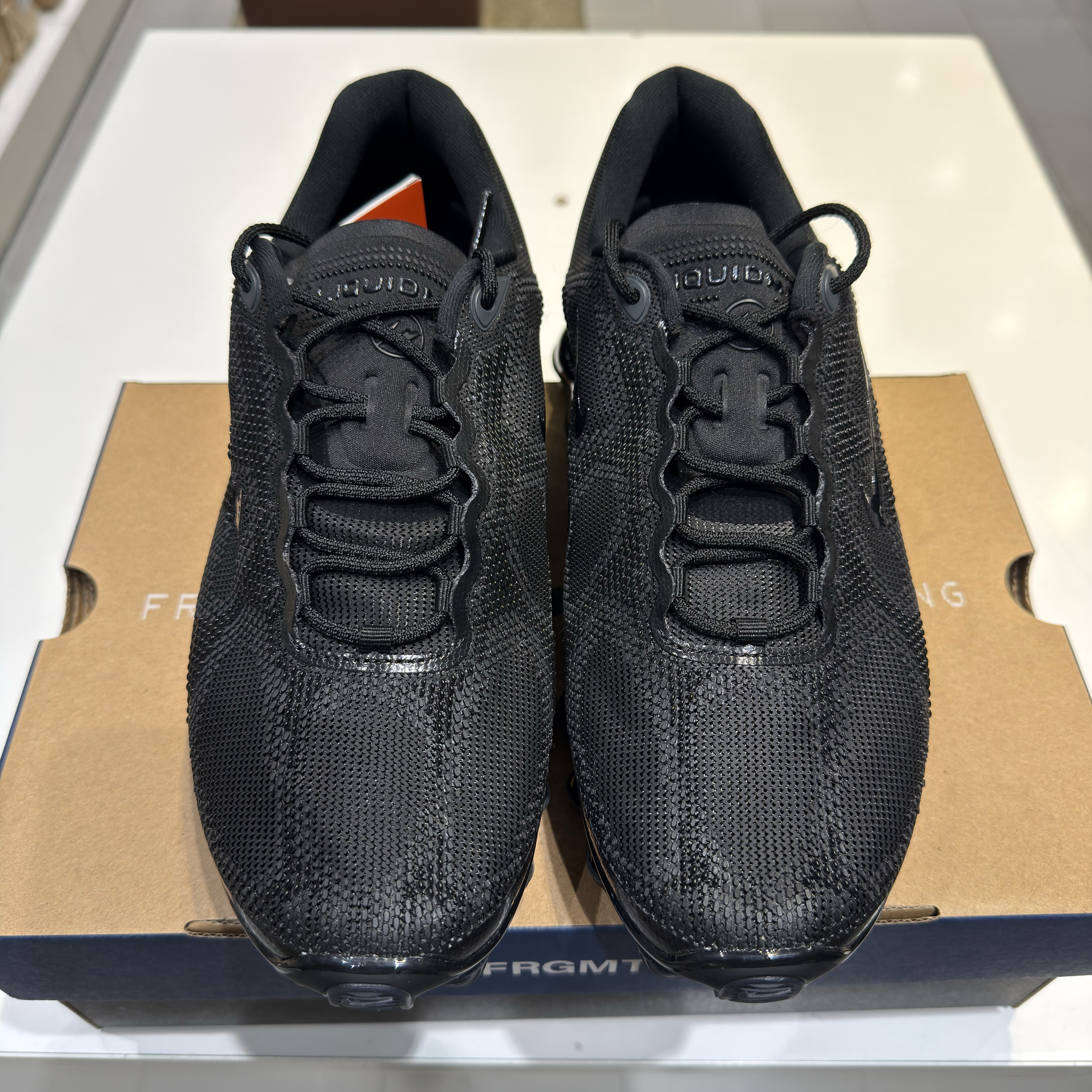 Nike x Fragment Air Liquid Max Black Anthracite 착용 스타일 - 1