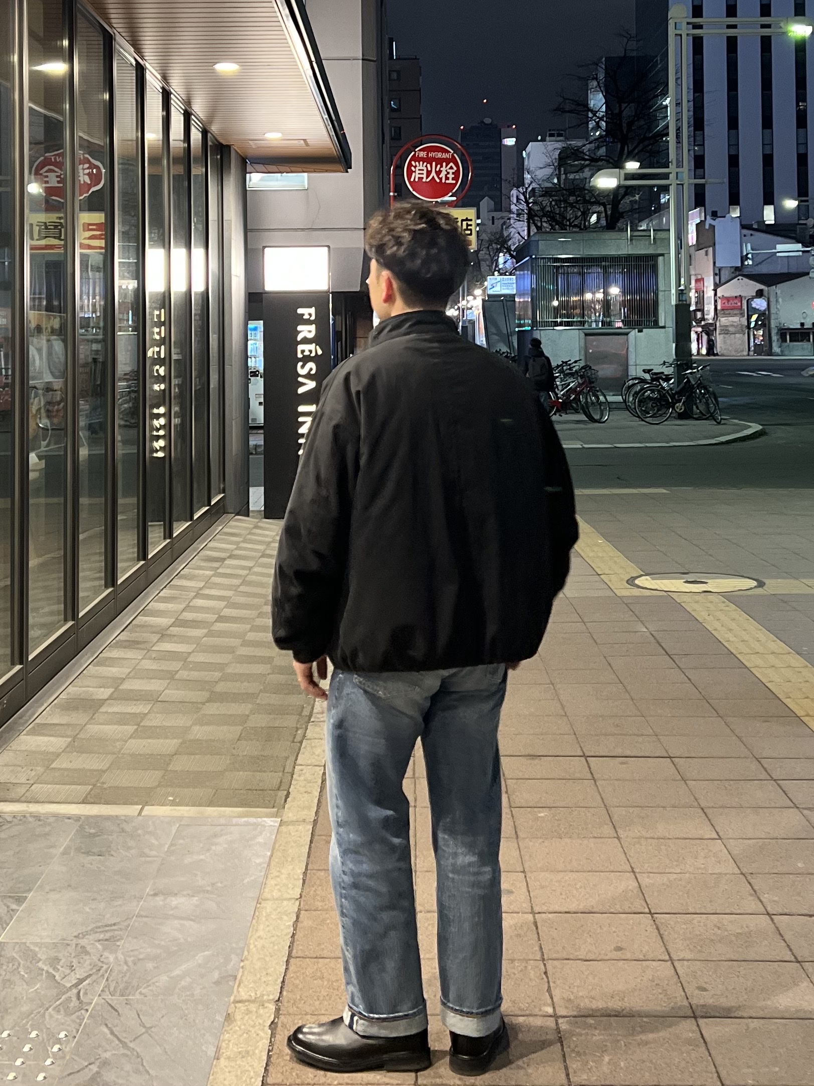 Uniqlo C Broad Oversized Long Sleeve Stripe Shirt Off White - JP, Freak's Store M-65 Short Mods Coat Liner Set Black 착용 스타일 - 2