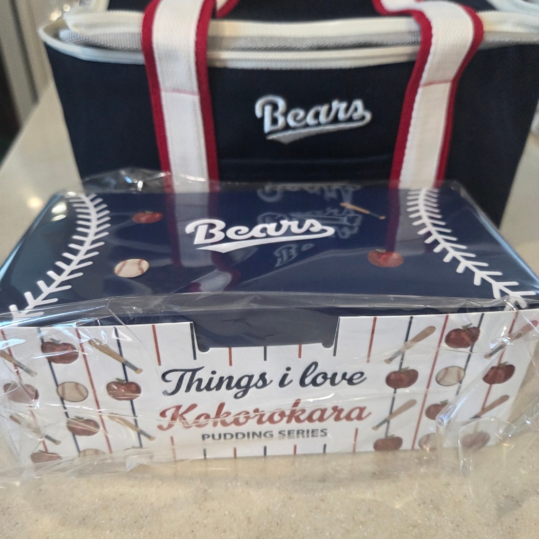 [KREAM 단독] Doosan Bears x Kokorokara Hustle Pudding 2pcs & Kokoro Bear Cooler Bag Set 착용 스타일 - 2