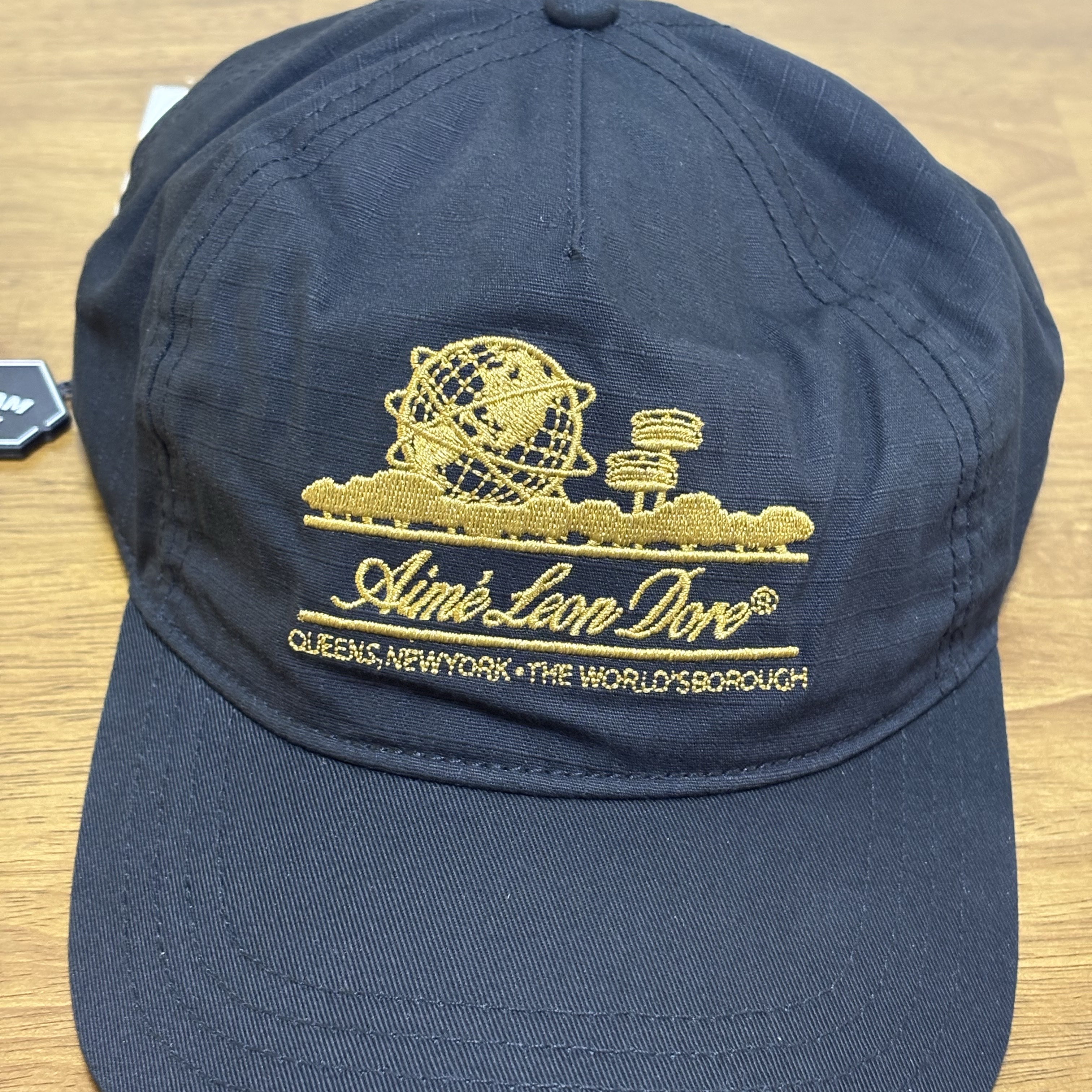 Aime Leon Dore Unisphere Hat Jet black 착용 스타일 - 1