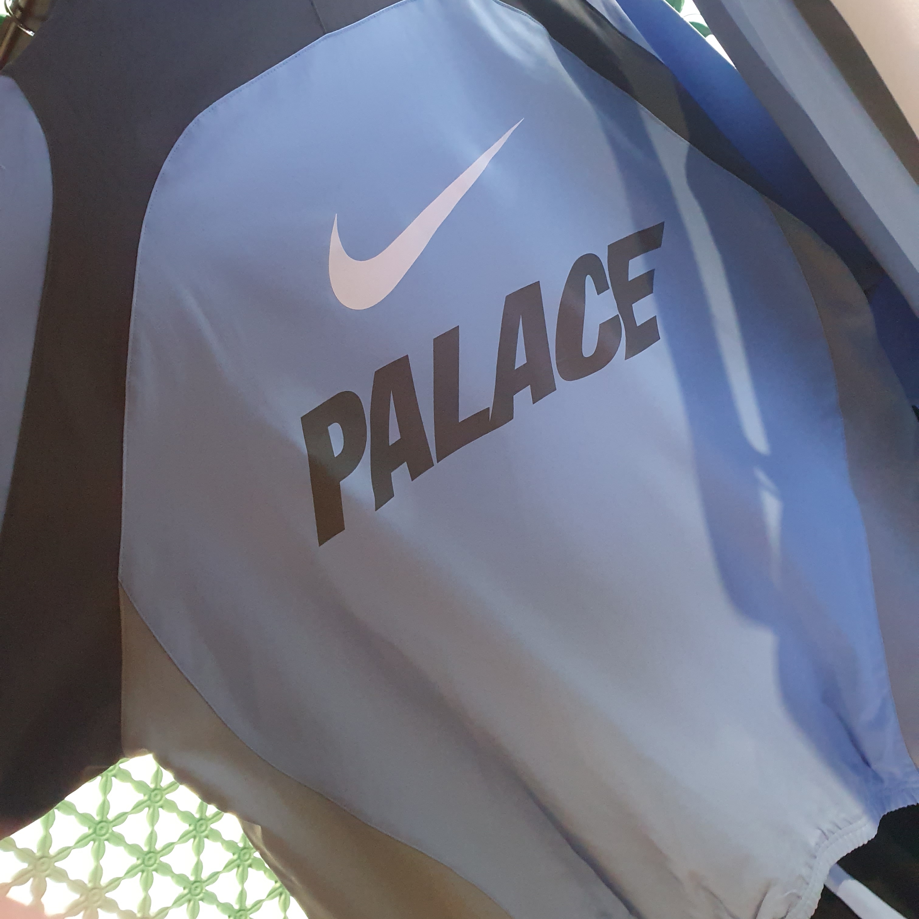 Palace x Nike Track Jacket Sky Blue - 26SS 착용 스타일
