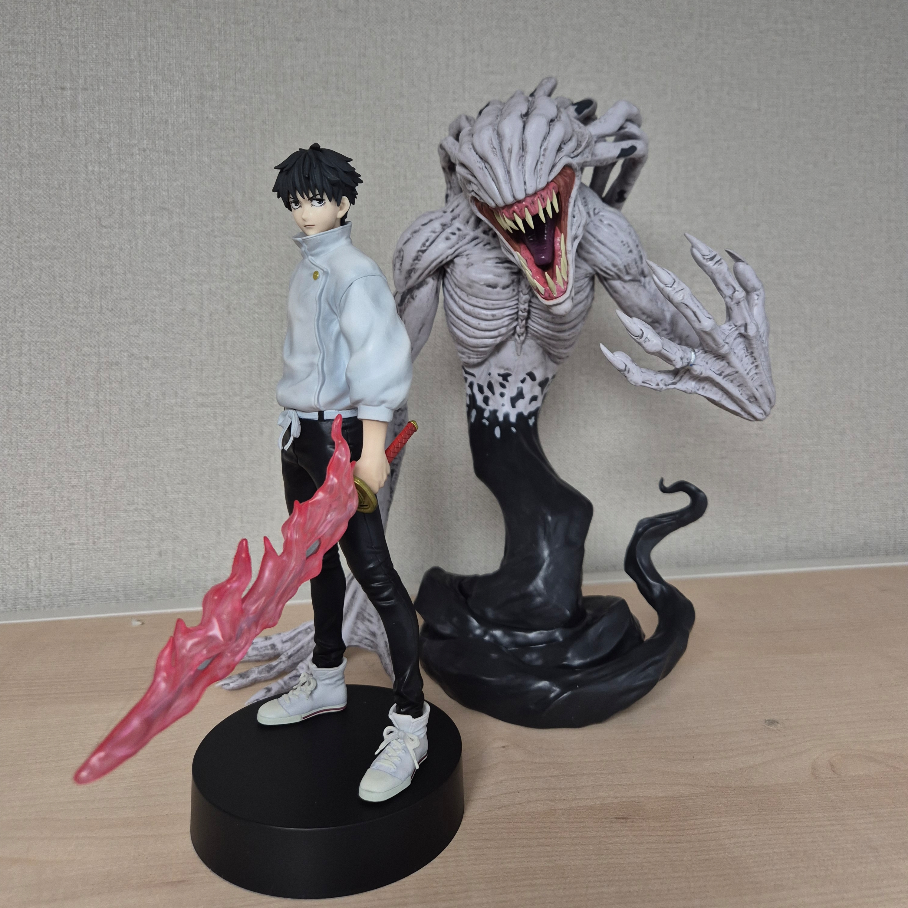 Bandai Ichiban Kuji Jujutsu Kaisen The Movie 0-1224- C Prize Special Grade Cursed Spirit Orimoto Rika MASTERLISE, Bandai Ichiban Kuji Jujutsu Kaisen The Movie 0-1224- A Prize Yuta Okkotsu Figure 착용 스타일