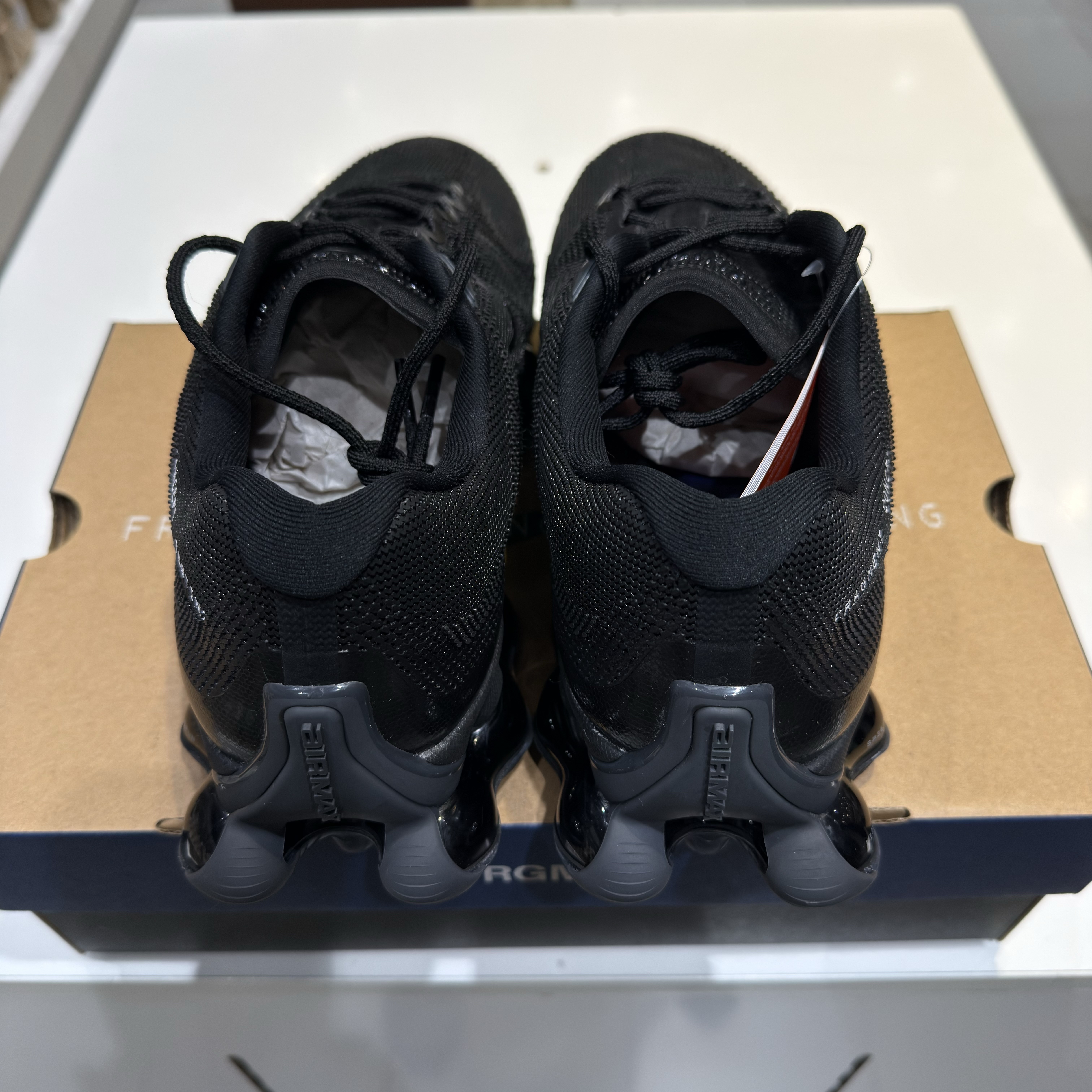 Nike x Fragment Air Liquid Max Black Anthracite 착용 스타일 - 3