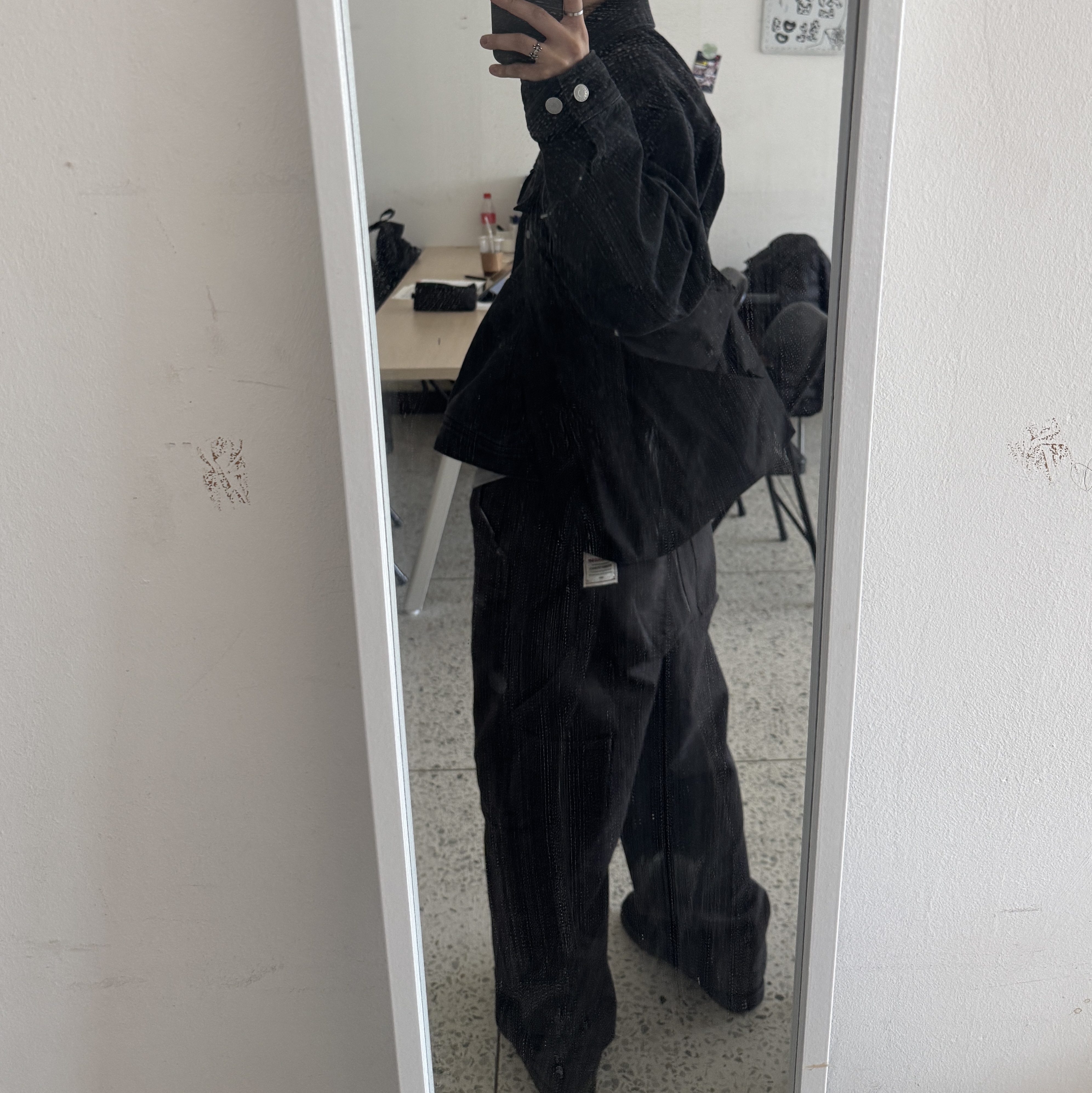 Sansan Gear Alter Tote Bag Black, eS Accel OG Black 착용 스타일