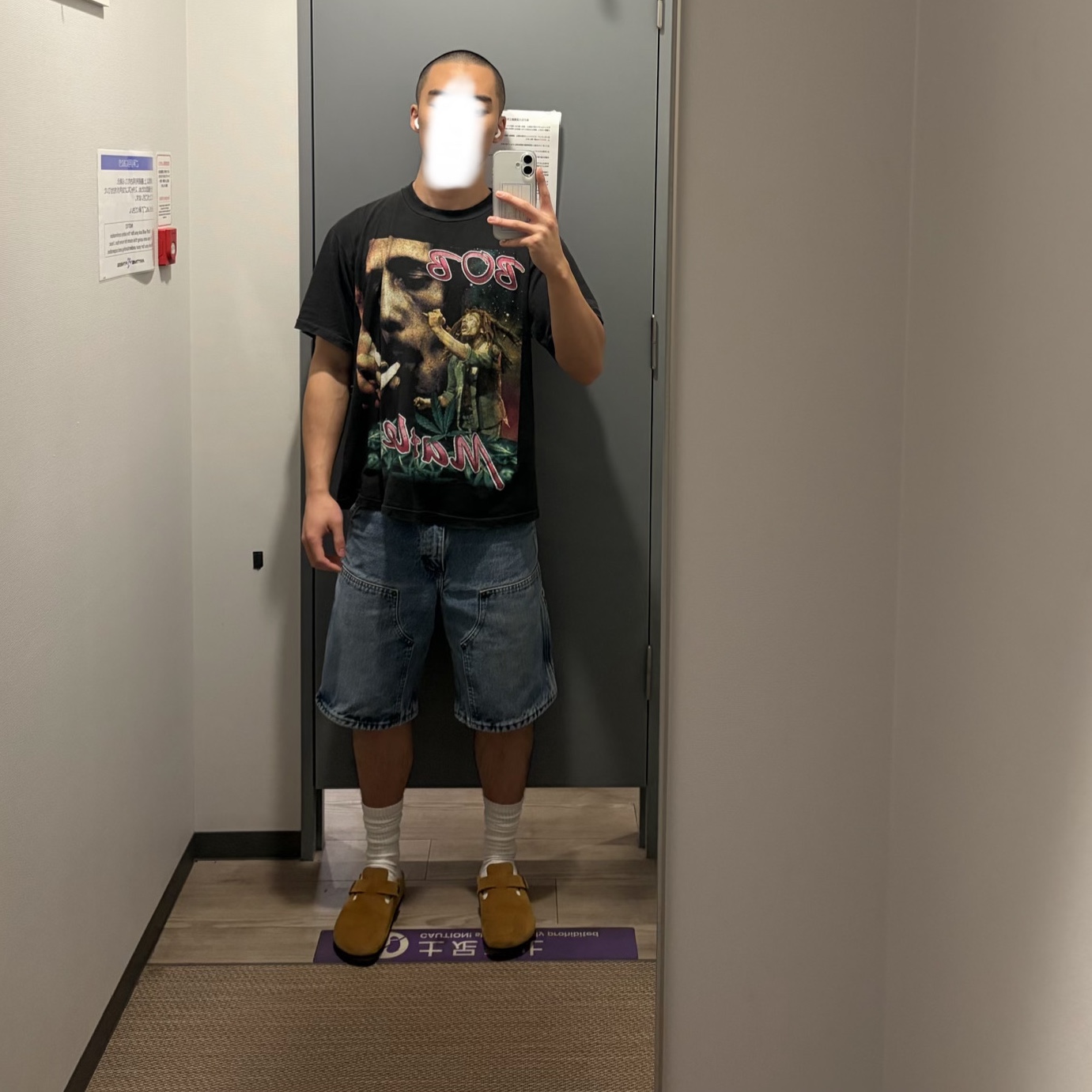 Carhartt WIP Double Knee Shorts Blue, Birkenstock Boston Soft Footbed Mink - Regular 착용 스타일