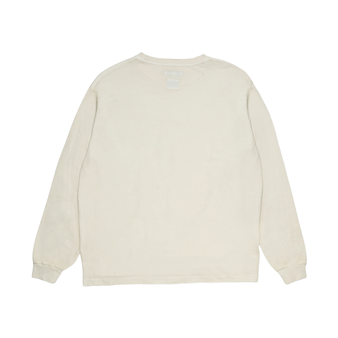 나이스웨더 어패럴 수베니어 가이 롱슬리브 티셔츠 크림(Nice Weather Apparel Souvenir Guy L/S T-Shirts Cream) - 4