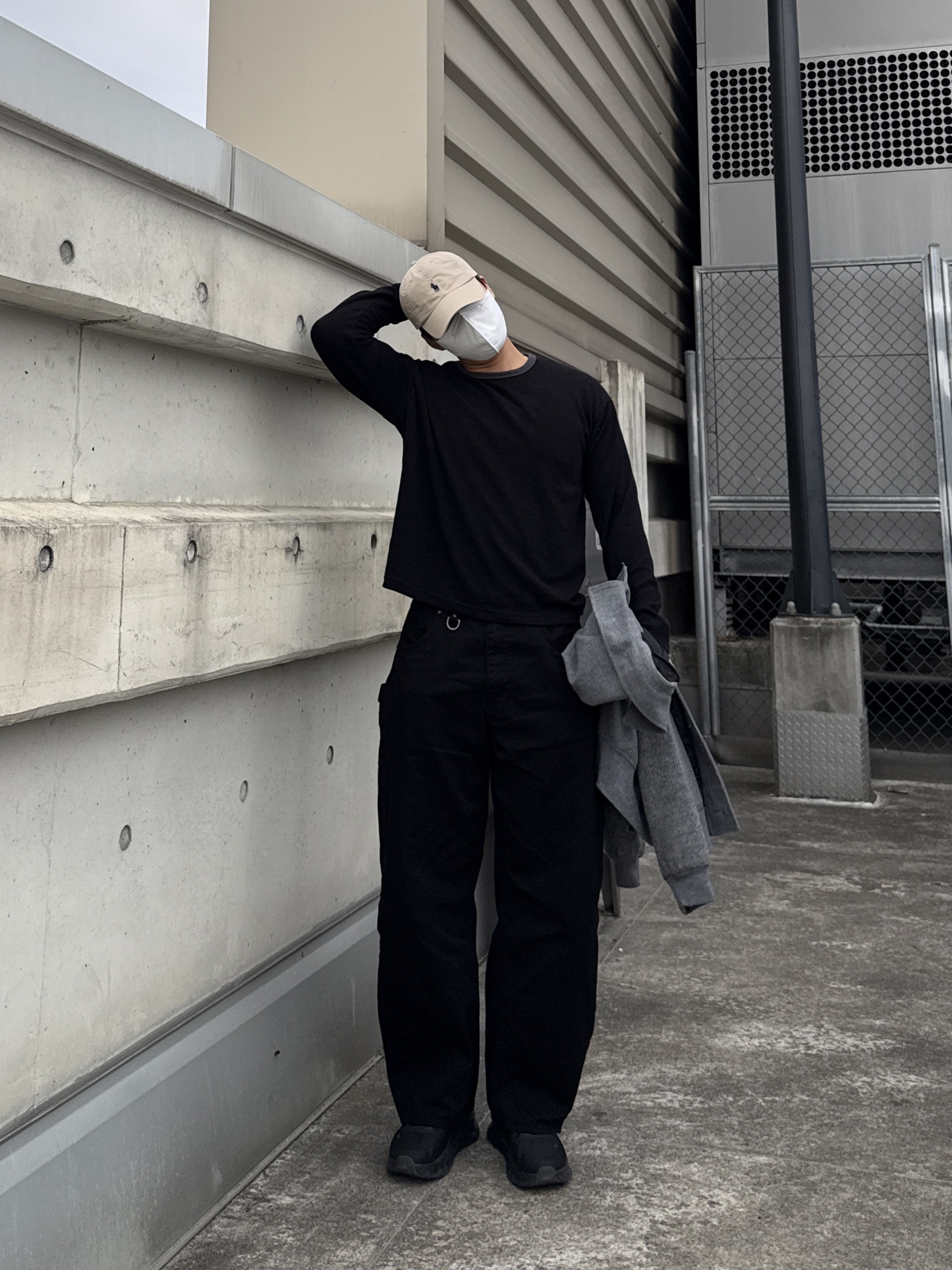 [20% 적립] Polo Ralph Lauren Cotton Chino Baseball Cap Nubuck Relay Blue - 25SS, On Running Cloudmonster All Black 착용 스타일 - 2