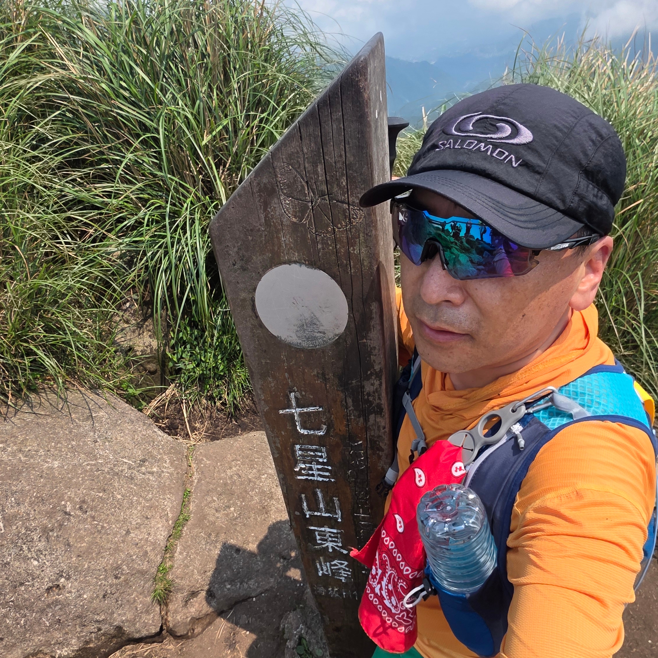 Salomon Link Camp Cap Black 착용 스타일