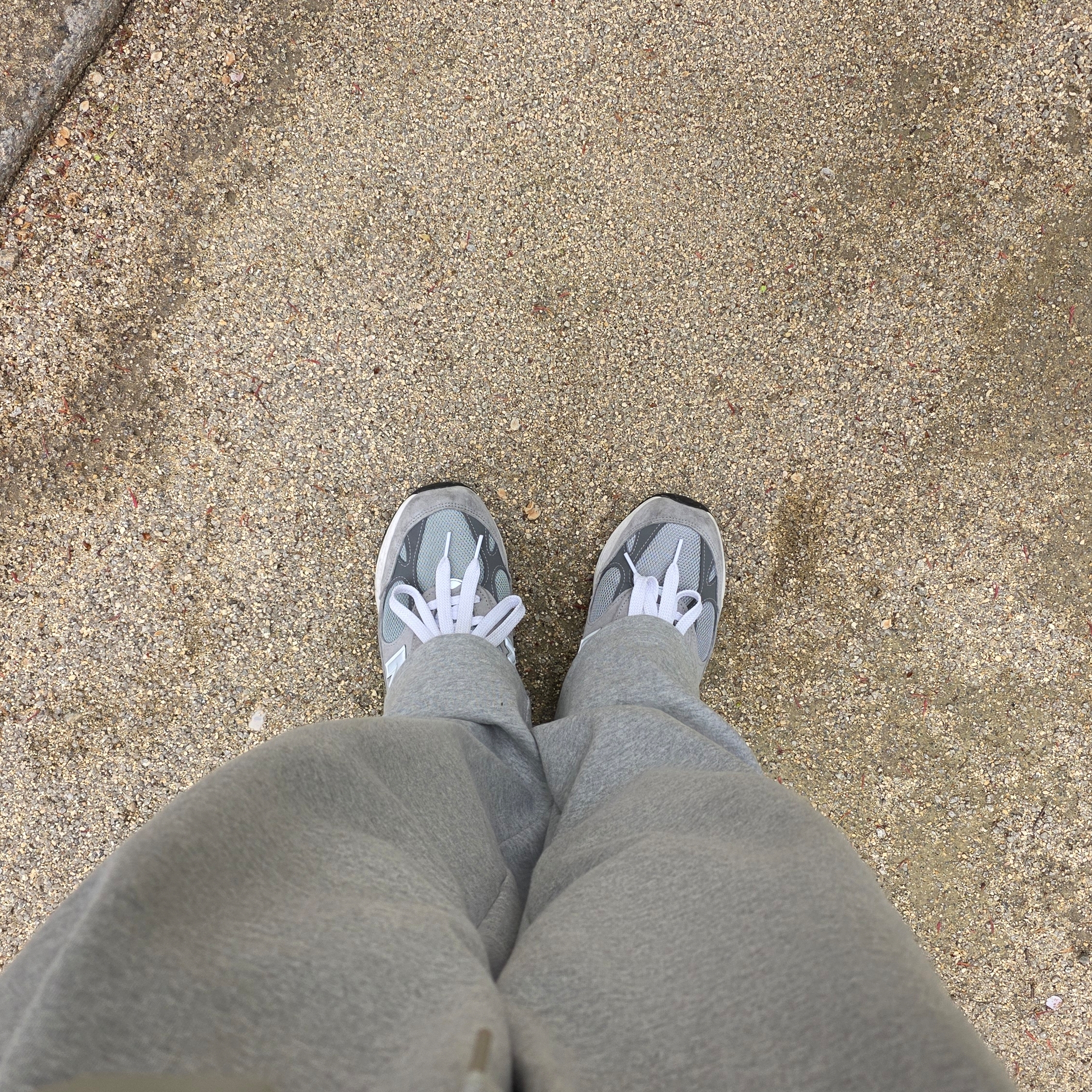 New Balance 993 Made in USA Grey - D Standard 착용 스타일
