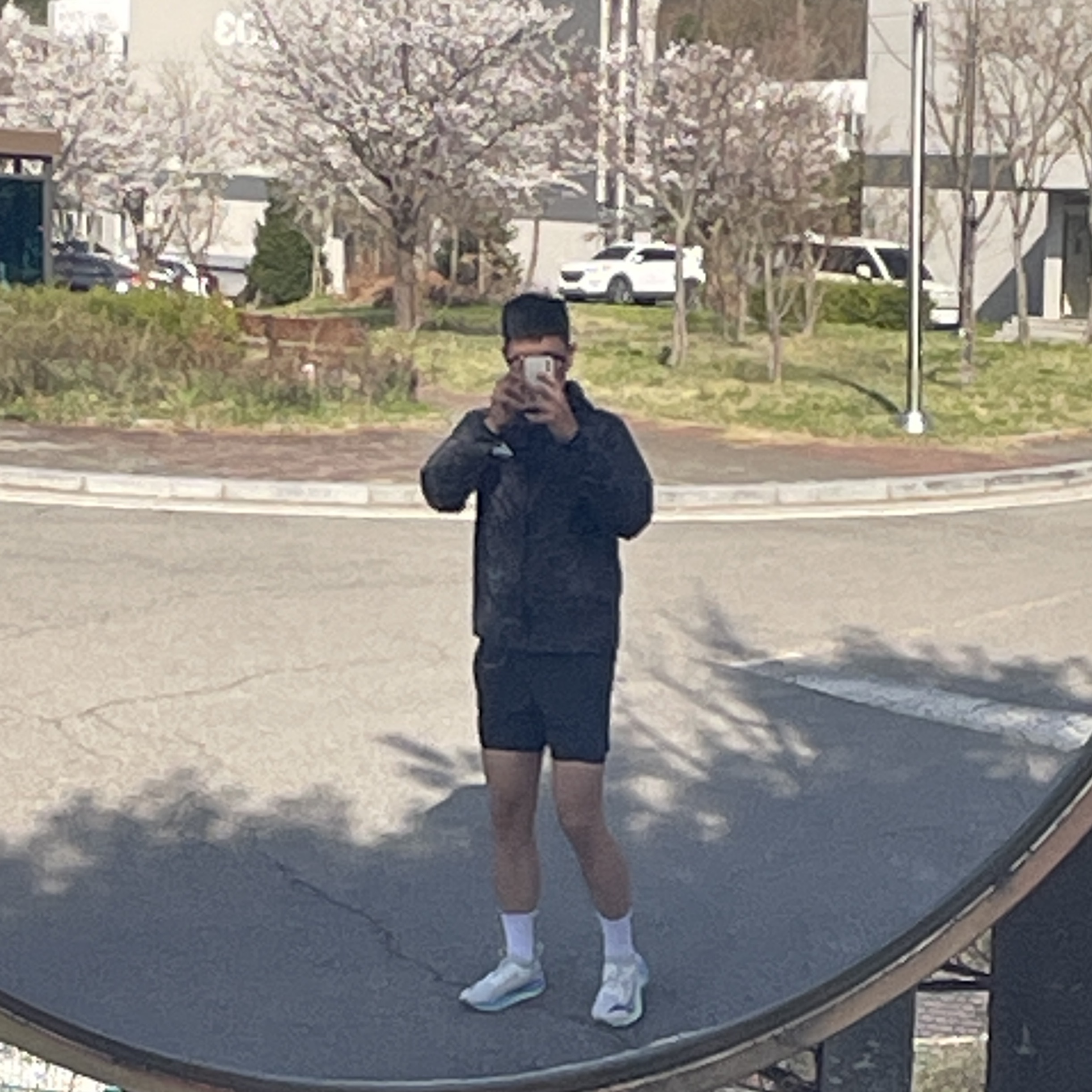 Mizuno Neo Vista Nimbus Cloud Vintage Indigo, Nike Pro Dri-Fit Shorts Black - Asia 착용 스타일