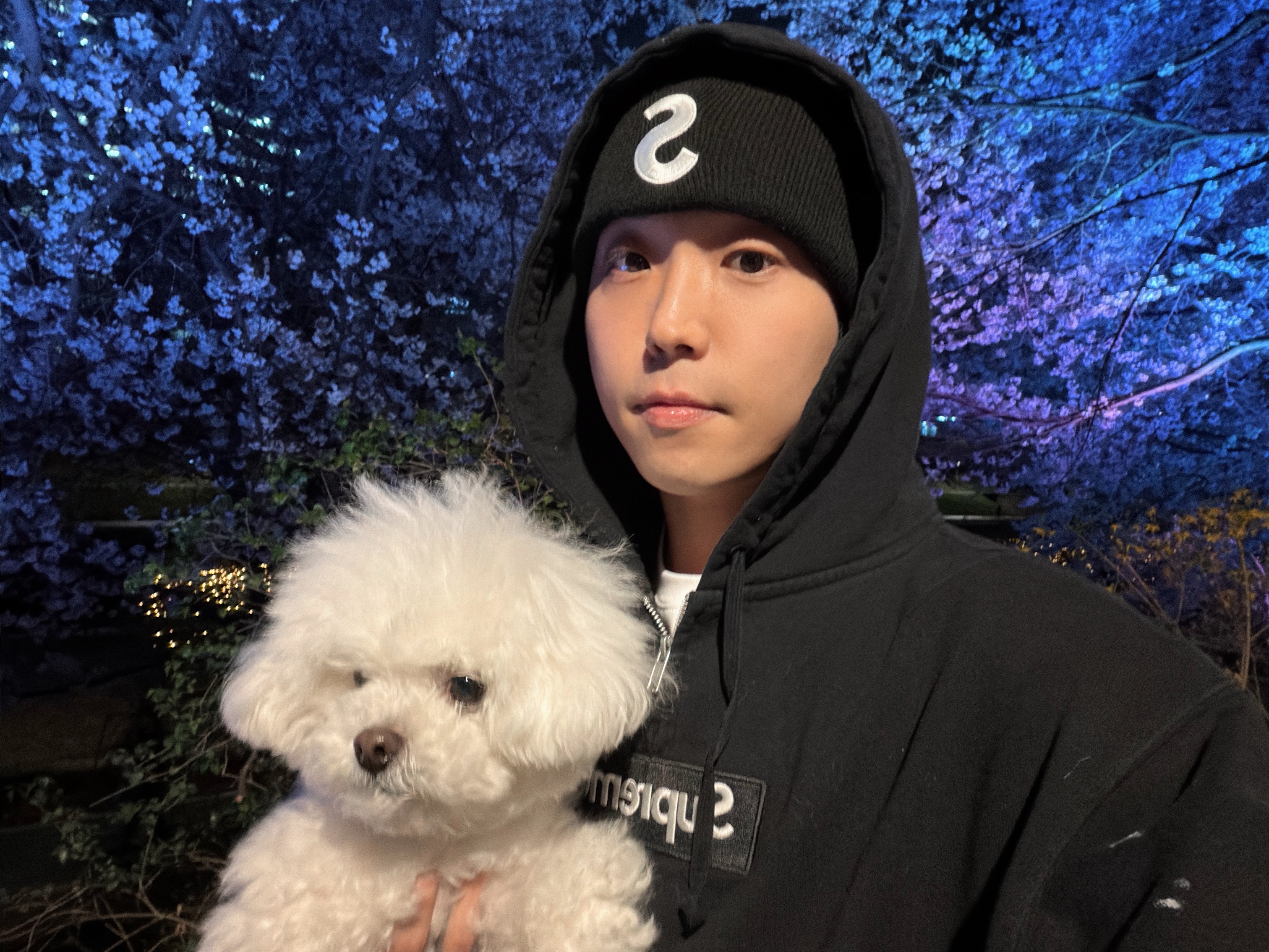 Supreme x MM6 Maison Margiela Box Logo Zip Up Hooded Sweatshirt Black - 26SS 착용 스타일 - 1