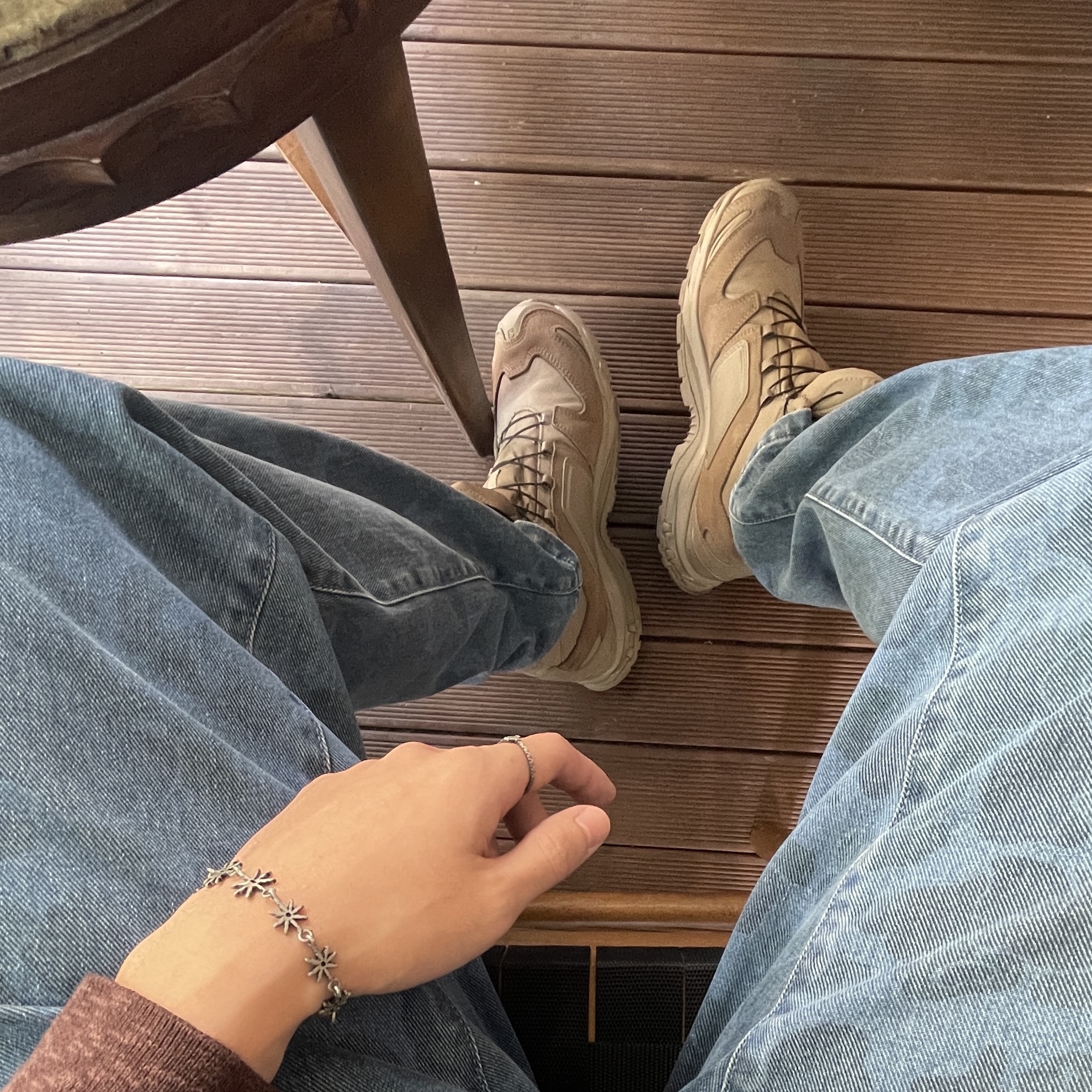 Salomon x Rier XA Mid GTX Argile 착용 스타일