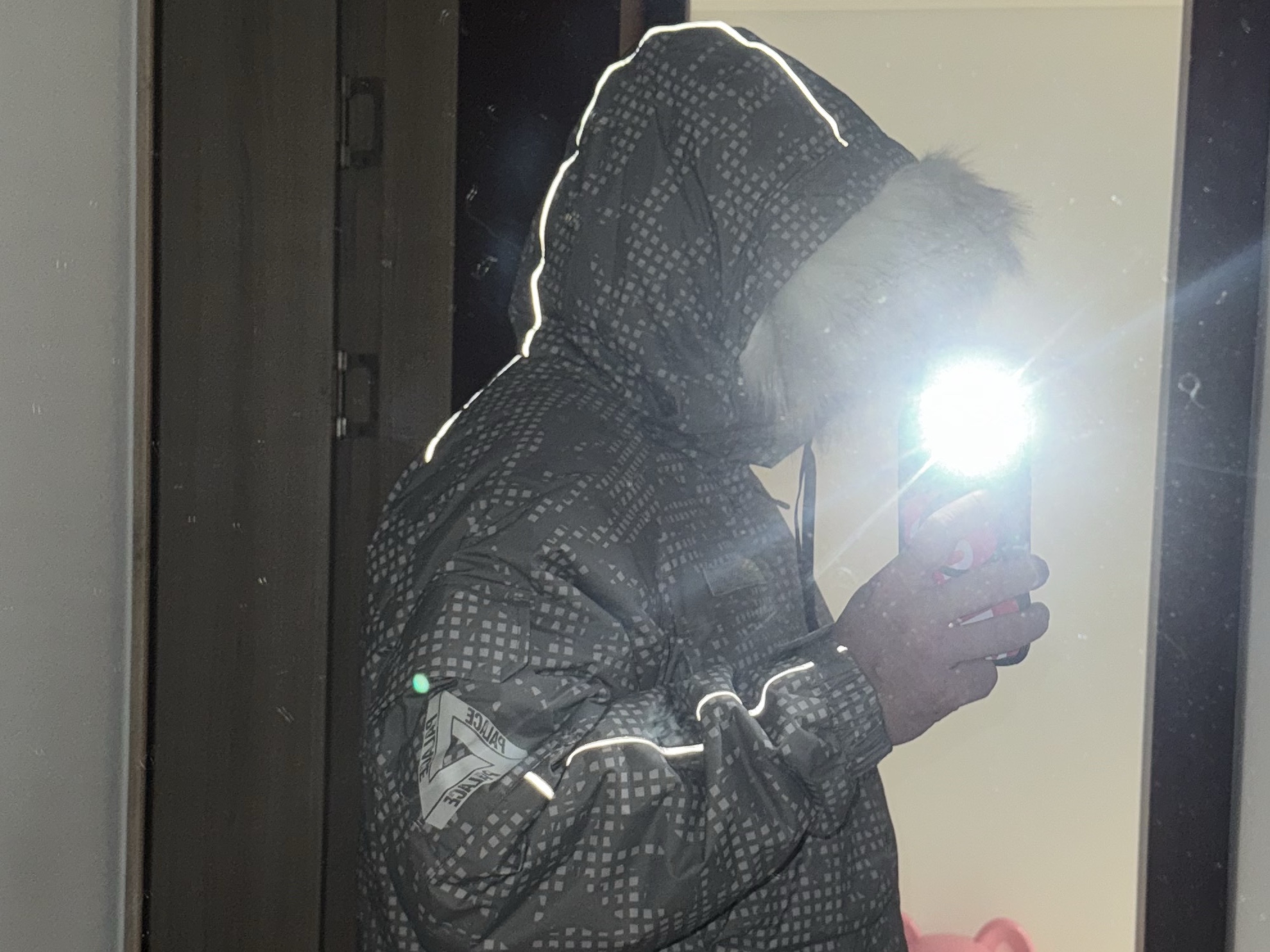 Palace PCWCS Hooded Jacket Digi DPM - 24FW, Porter x Palace Waist Bag Black - 24FW 착용 스타일 - 5