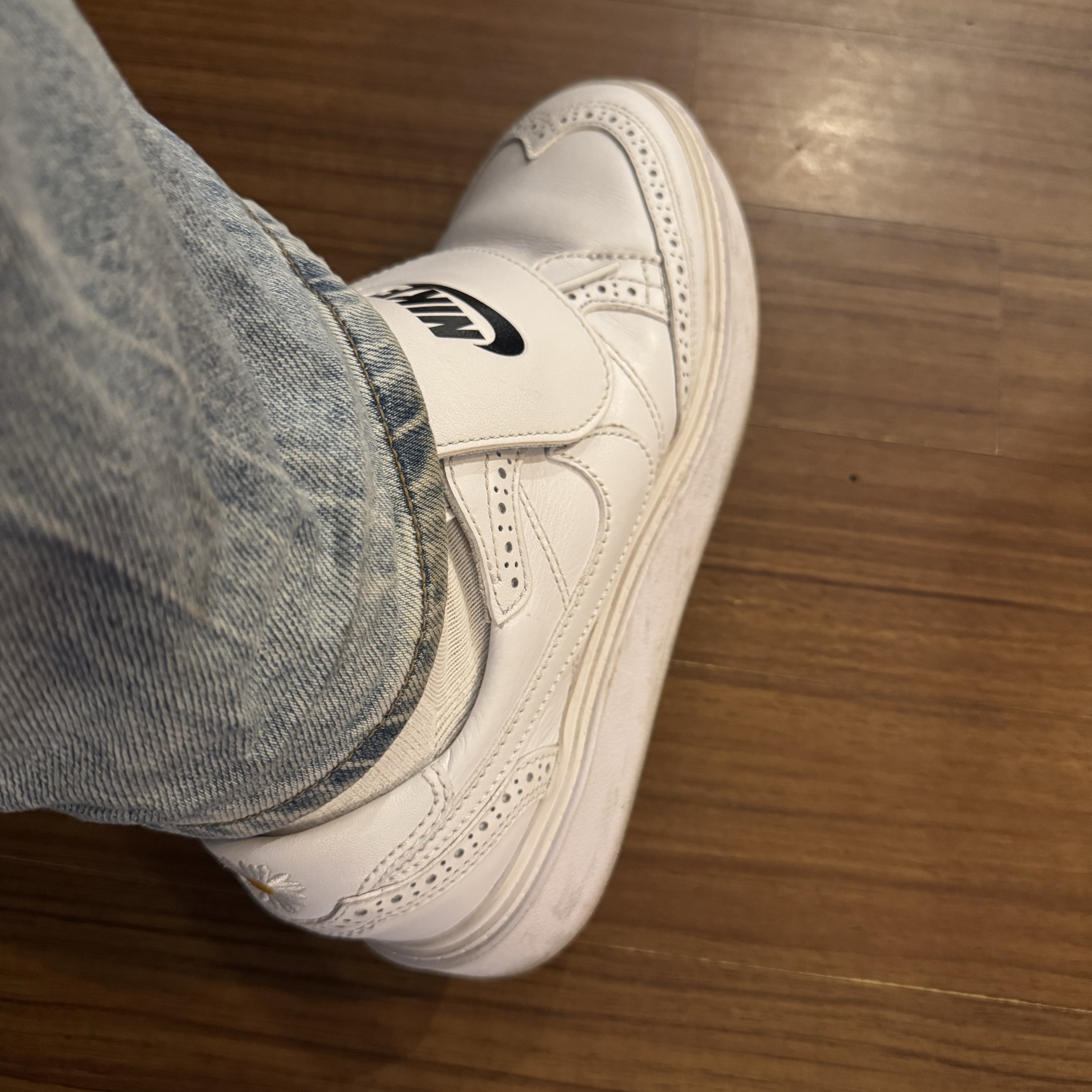 Nike x Peaceminusone Kwondo1 White 착용 스타일
