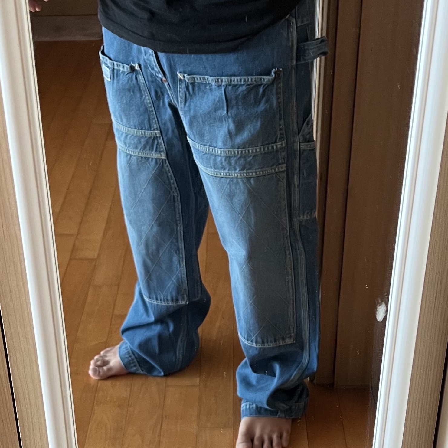 Kapital 11.5 oz. Denim Lumber Pants Indigo (Processing) 착용 스타일