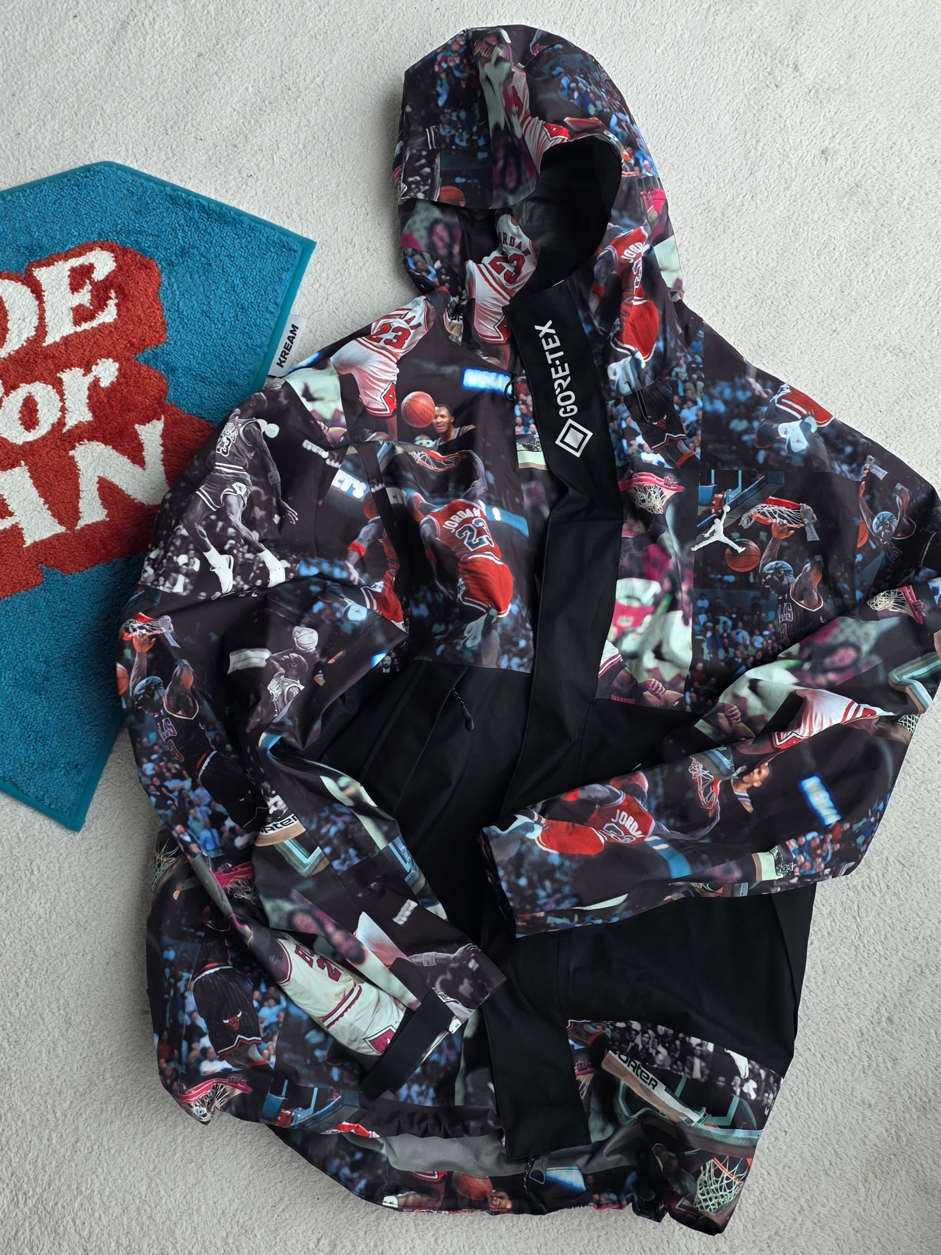 Jordan Flight  Heritage Jacket Black 착용 스타일 - 1