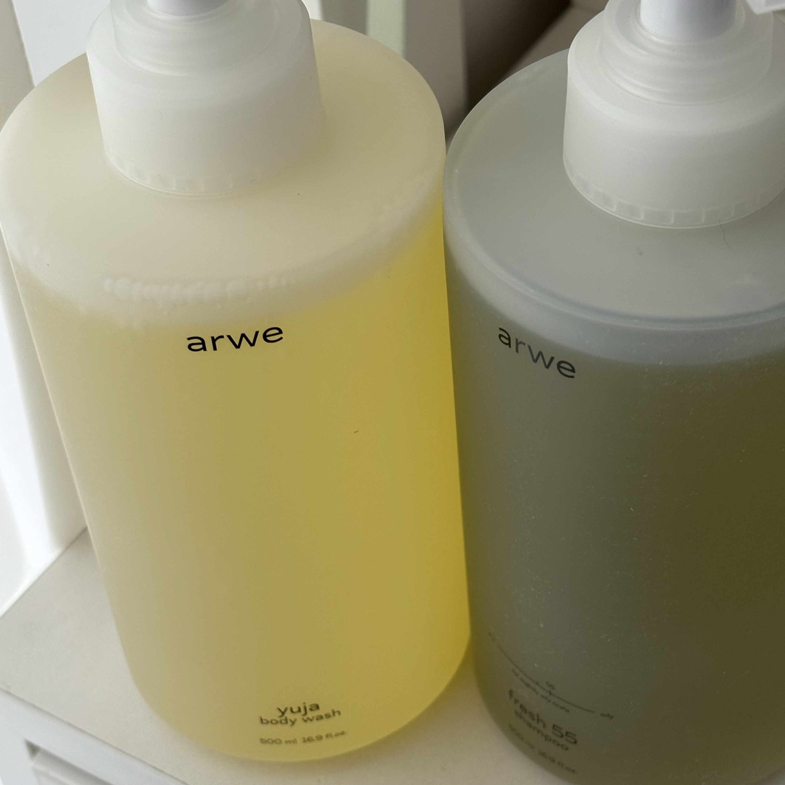 ARWE Yuja Body Wash 500ml 착용 스타일