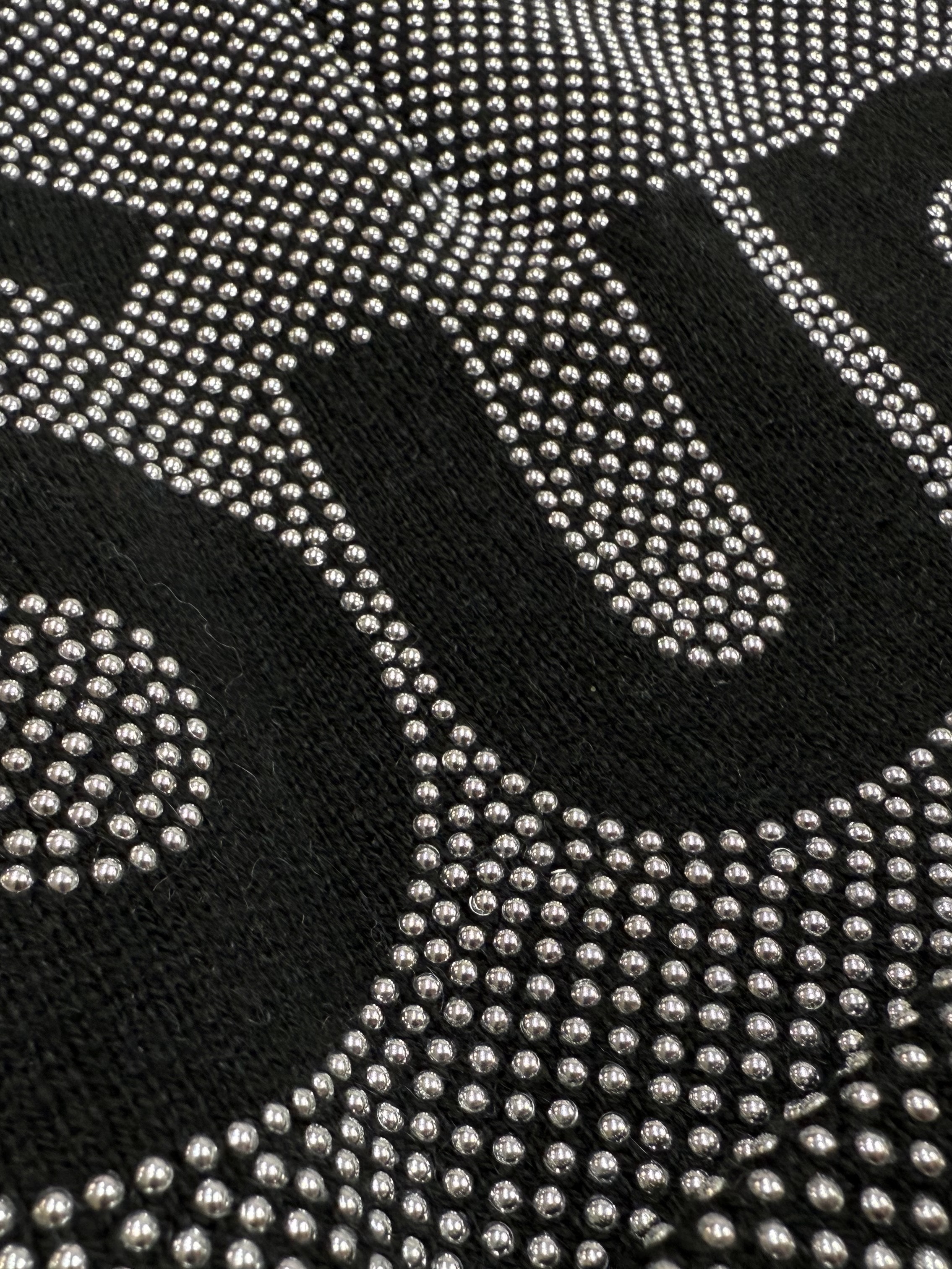 Supreme Studded Knockout Big Logo Beanie Black - 25FW 착용 스타일 - 6