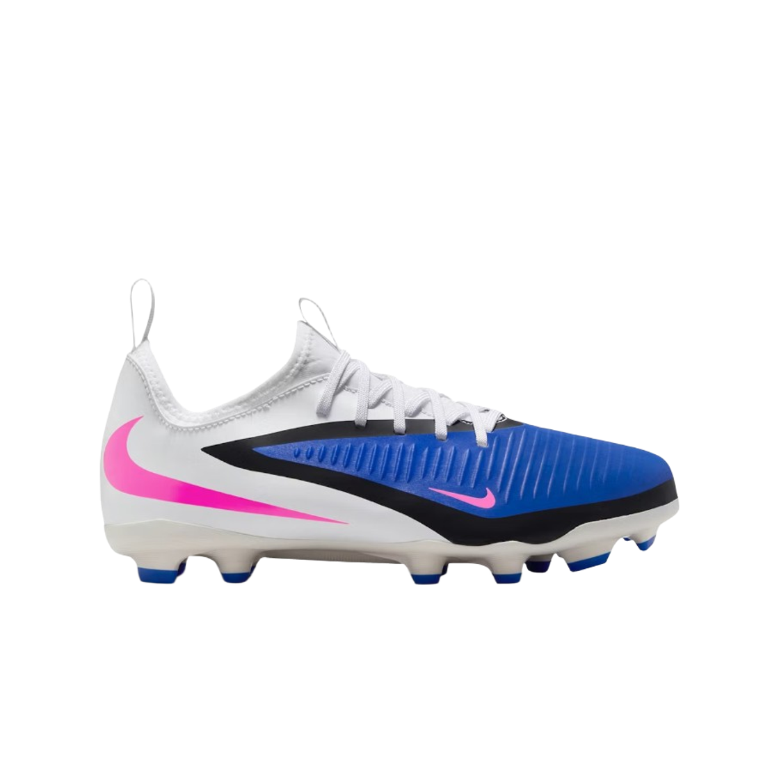 HM9203-446 (JR) Nike Phantom 6 Low Academy FG/MG Racer Blue White