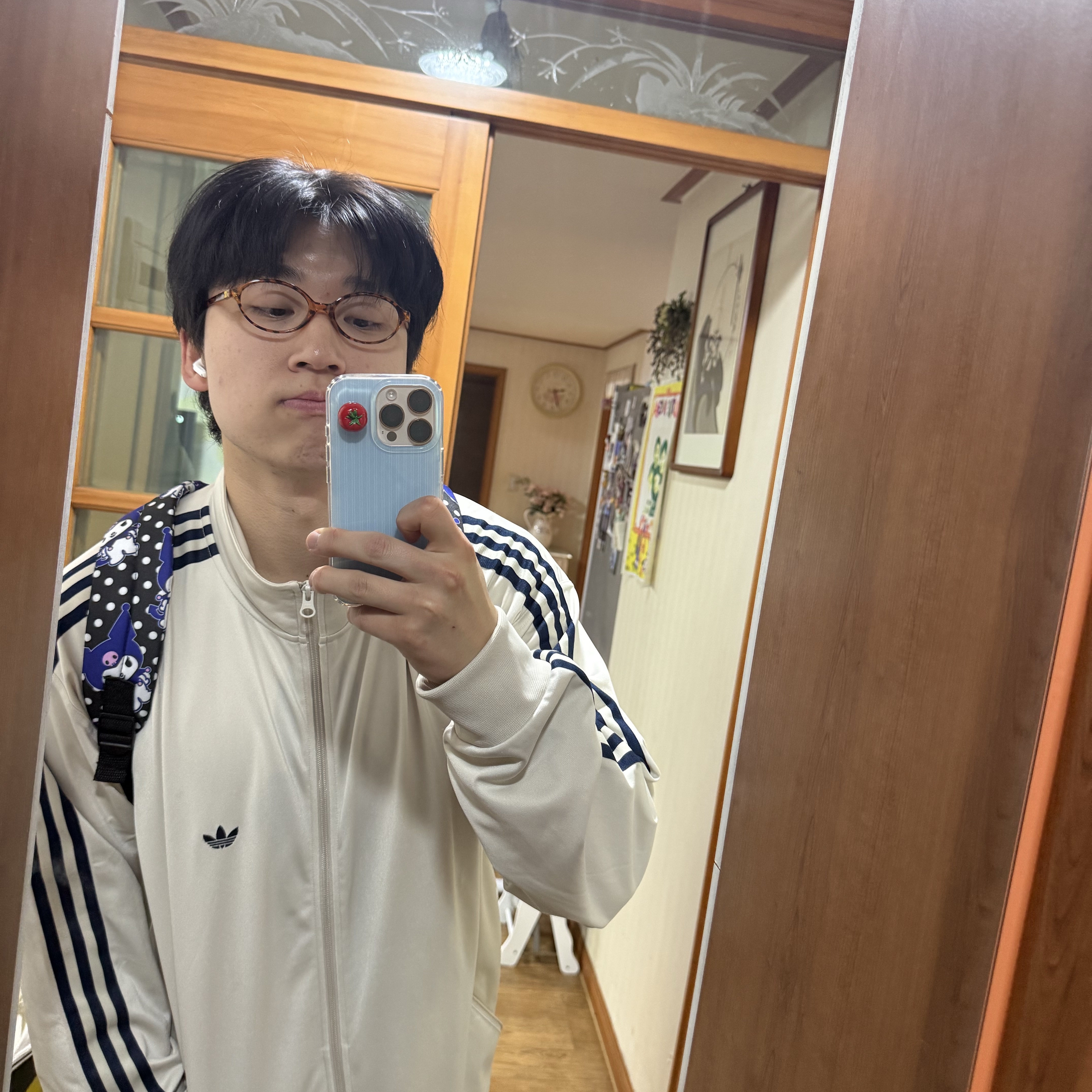 Adidas Originals Beckenbauer Track Top Bliss - KR Sizing 착용 스타일