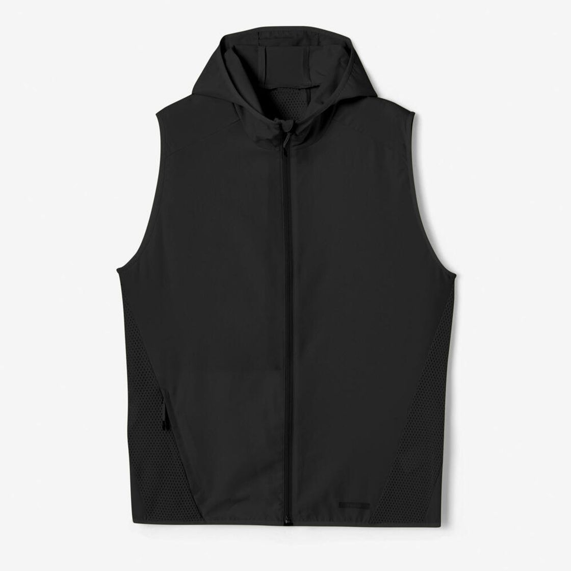 데카트론 남성 러닝 윈드 조끼 런 100 스모크 블랙(DECATHLON Men's Running Wind Vest Run 100 Smoke Black) - 3