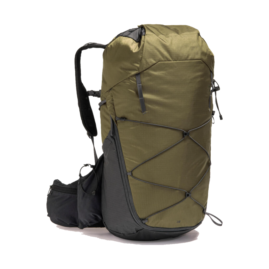 데카트론 하이킹 백팩 38L MH900 골든 올리브 그린(DECATHLON Hiking Backpack 38L MH900 Golden Olive Green) - 1