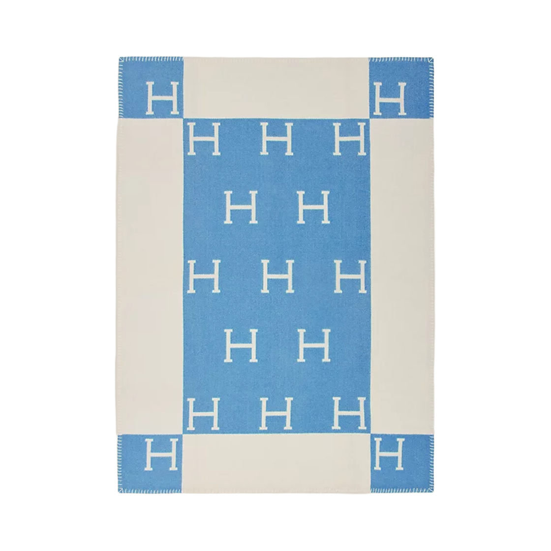 H102704M12 Hermes Avalon Baby Blanket & Genievre