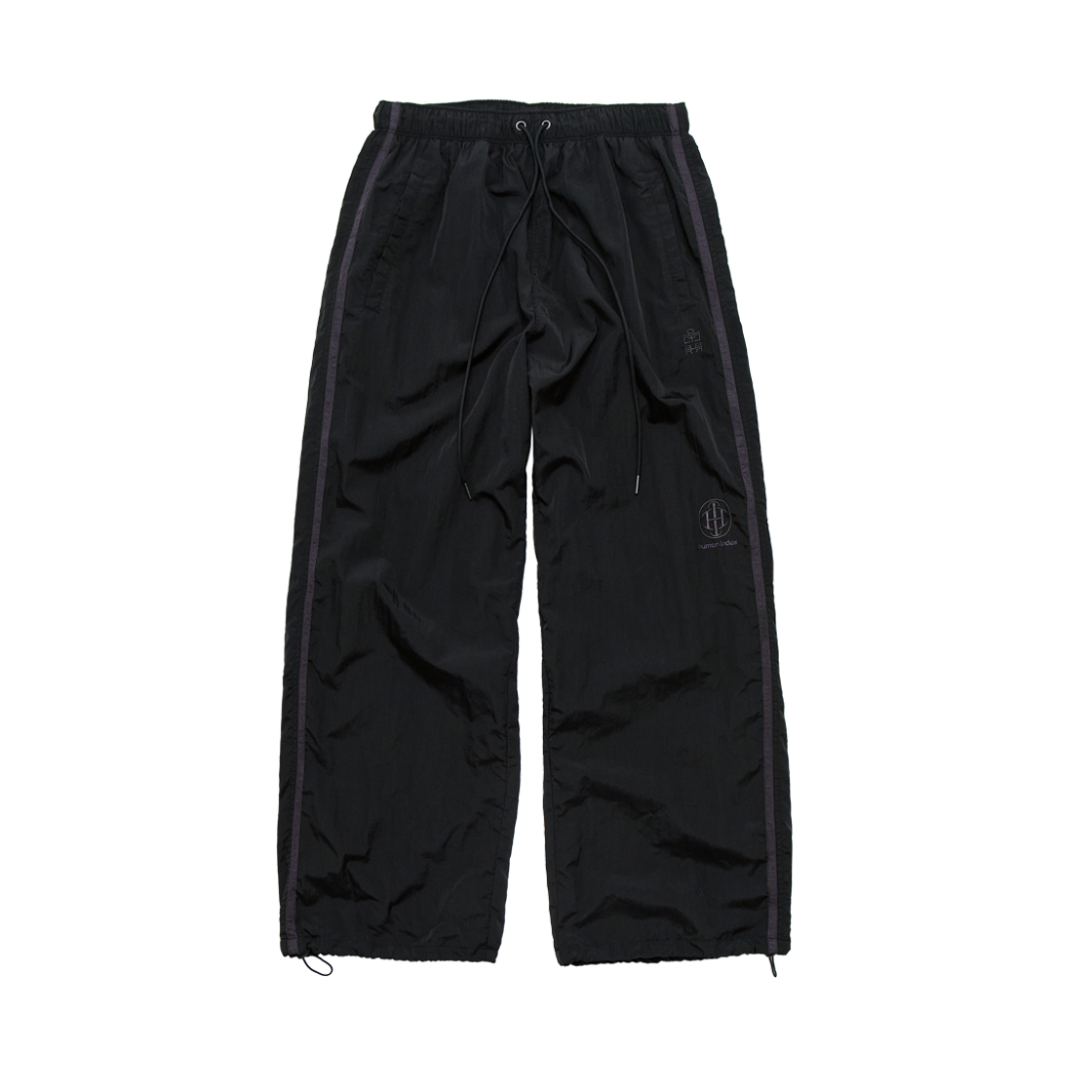 폴리테루 휴먼인덱스 인덱스 트랙 팬츠 블랙/퍼플(Polyteru Human Index Index Track Pants Black/Purple)