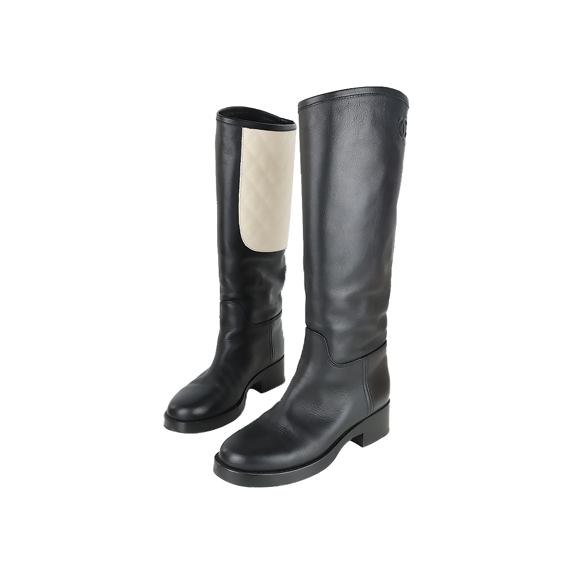 IT8W3W3AWMLP Chanel Quilted Long High Boots