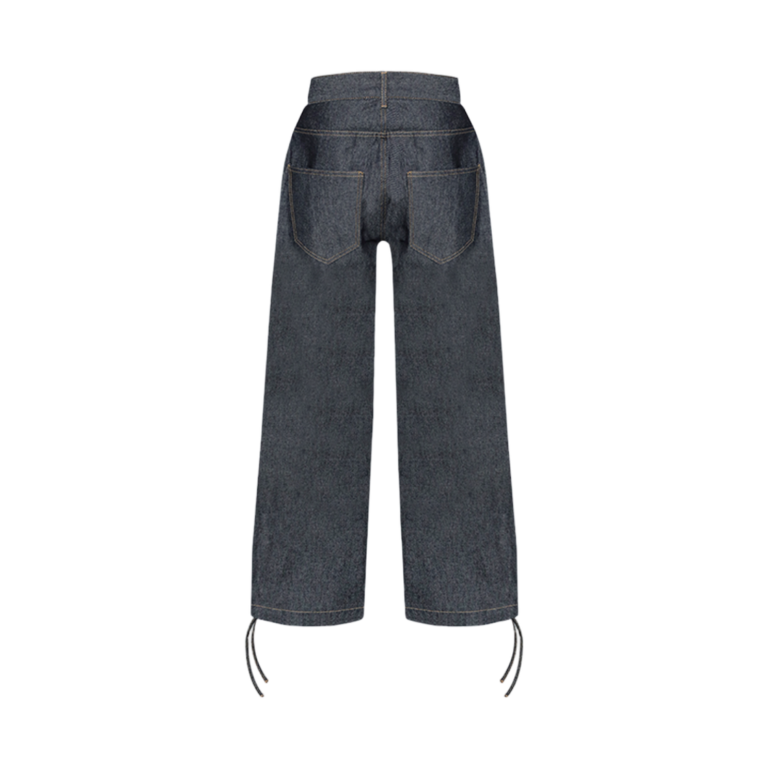엠제이디 로우 라이즈 듀얼 집 데님 인디고(MJD Low-Rise Dual Zip Denim Indigo) - 2