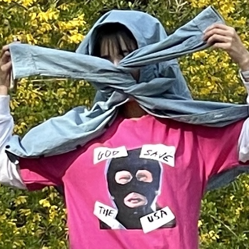 Supreme God Save Us T-Shirt Fuchsia - 26SS 착용 스타일