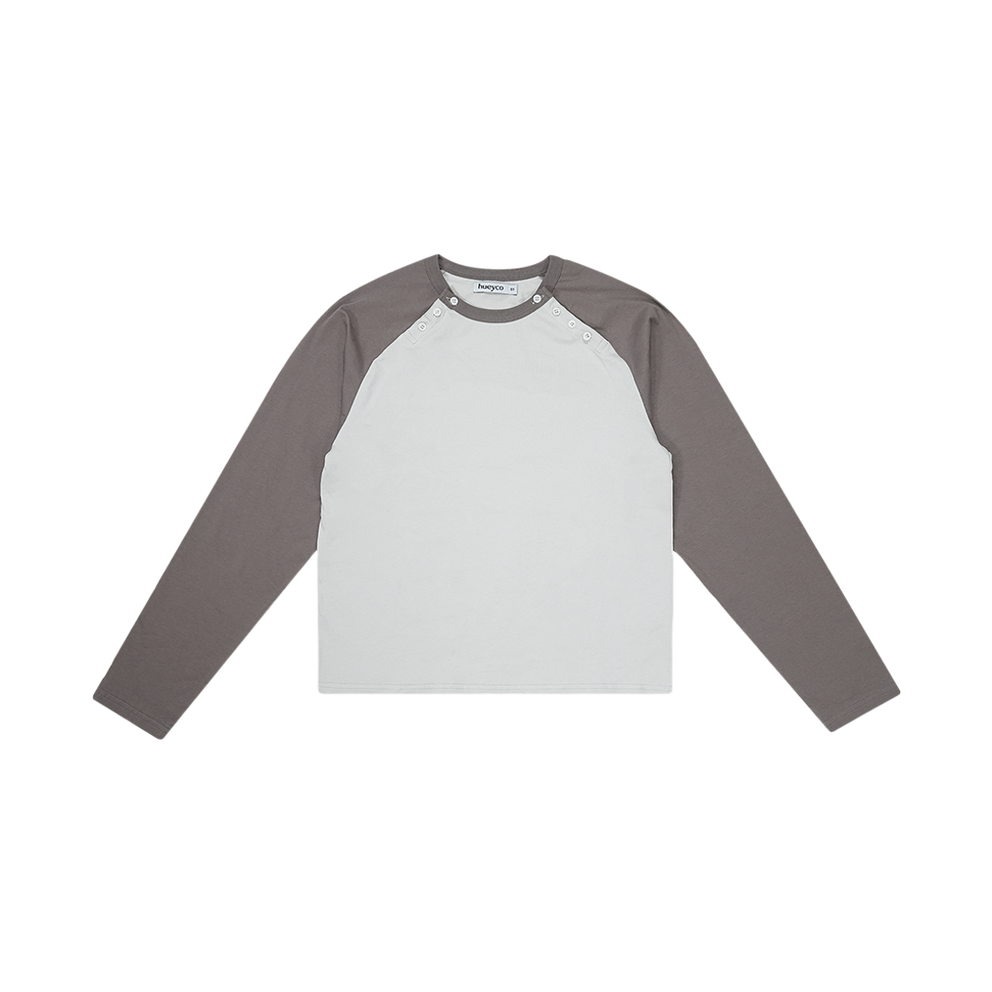 휴이 더블 사이드 버튼 래글런 슬리브 베이지(Huey Double Side Button Raglan Sleeve Beige)