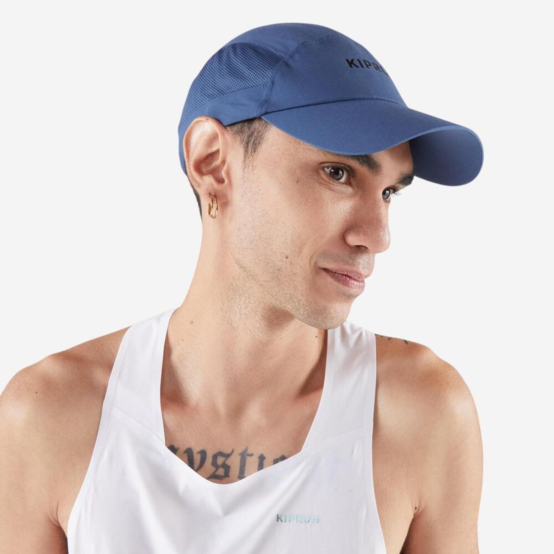 데카트론 러닝 캡 모자 V2 어비스 블루(DECATHLON Running Cap V2 Abyss Blue) - 3